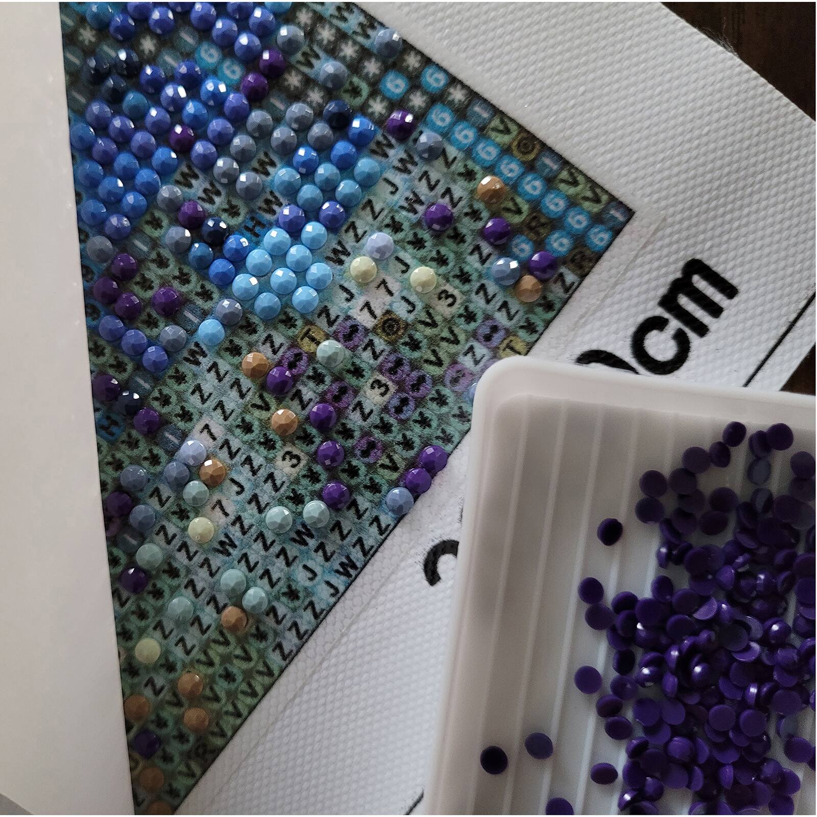 Sparkly Selections Beginner Seashells by the Seashore Diamond Painting Kit, Square Diamonds
