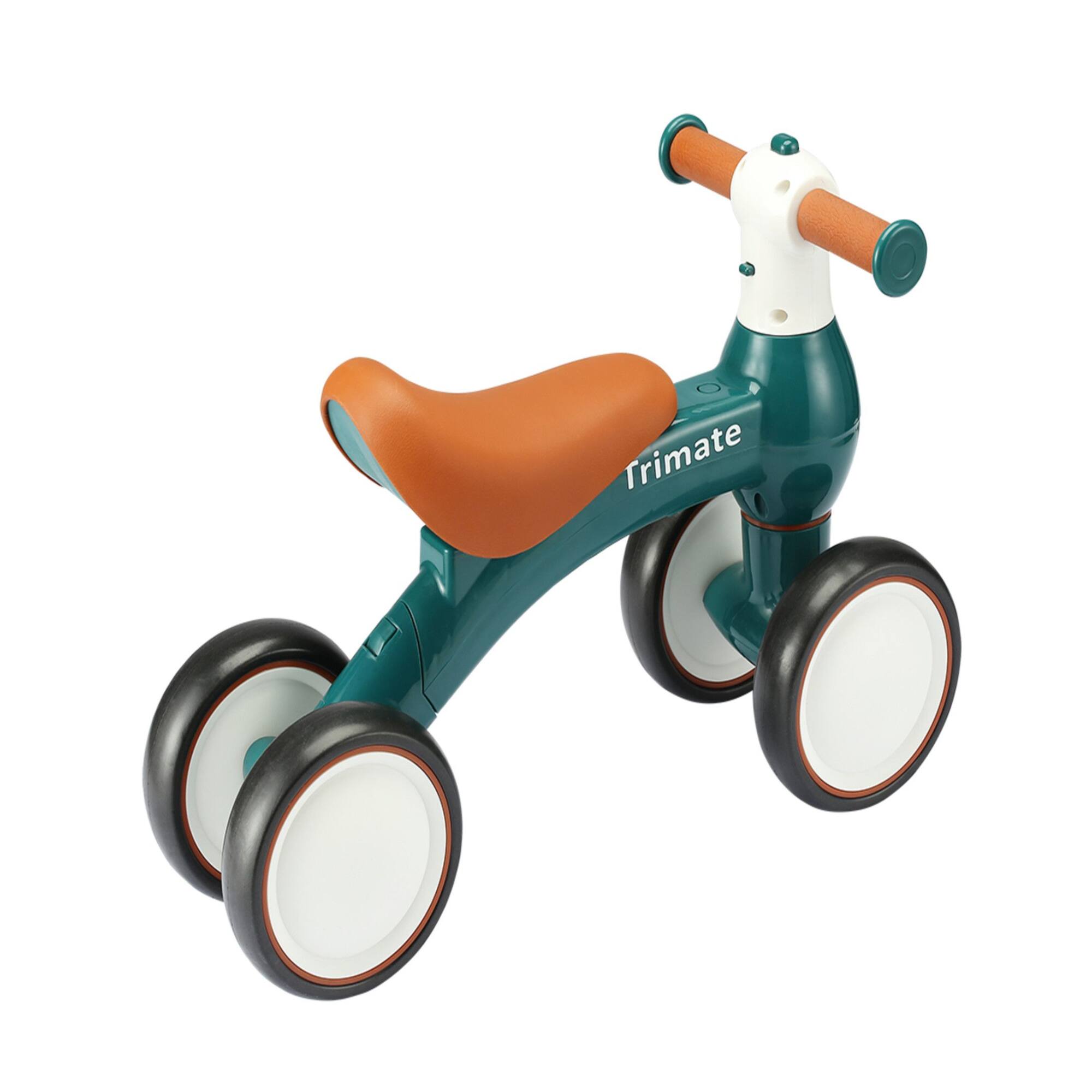 Trimate Green 4 Wheel Baby Walker Balance Bike