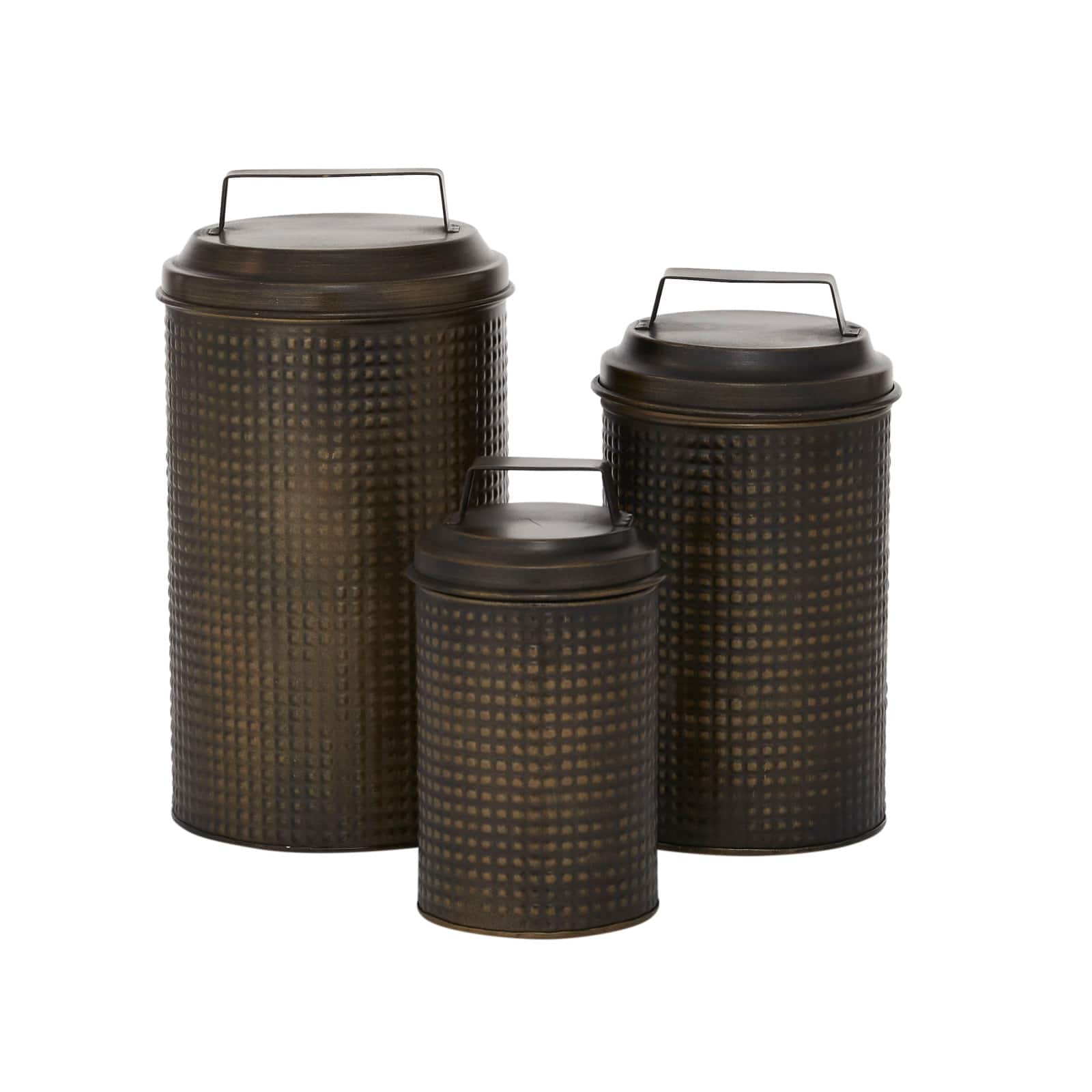 Black Metal Farmhouse Canister Set Michaels