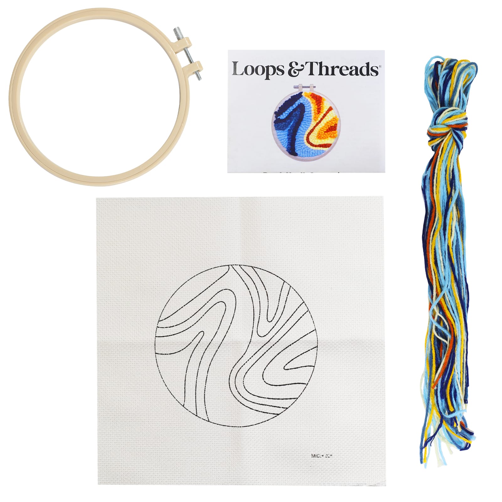 Waves Punch Needle Kit by Loops &#x26; Threads&#xAE;