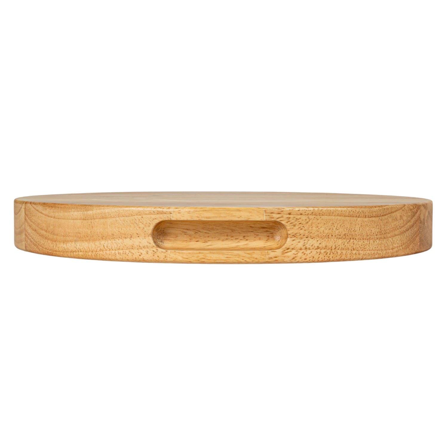 15&#x22; Round Rubberwood Cheese &#x26; Cutting Board