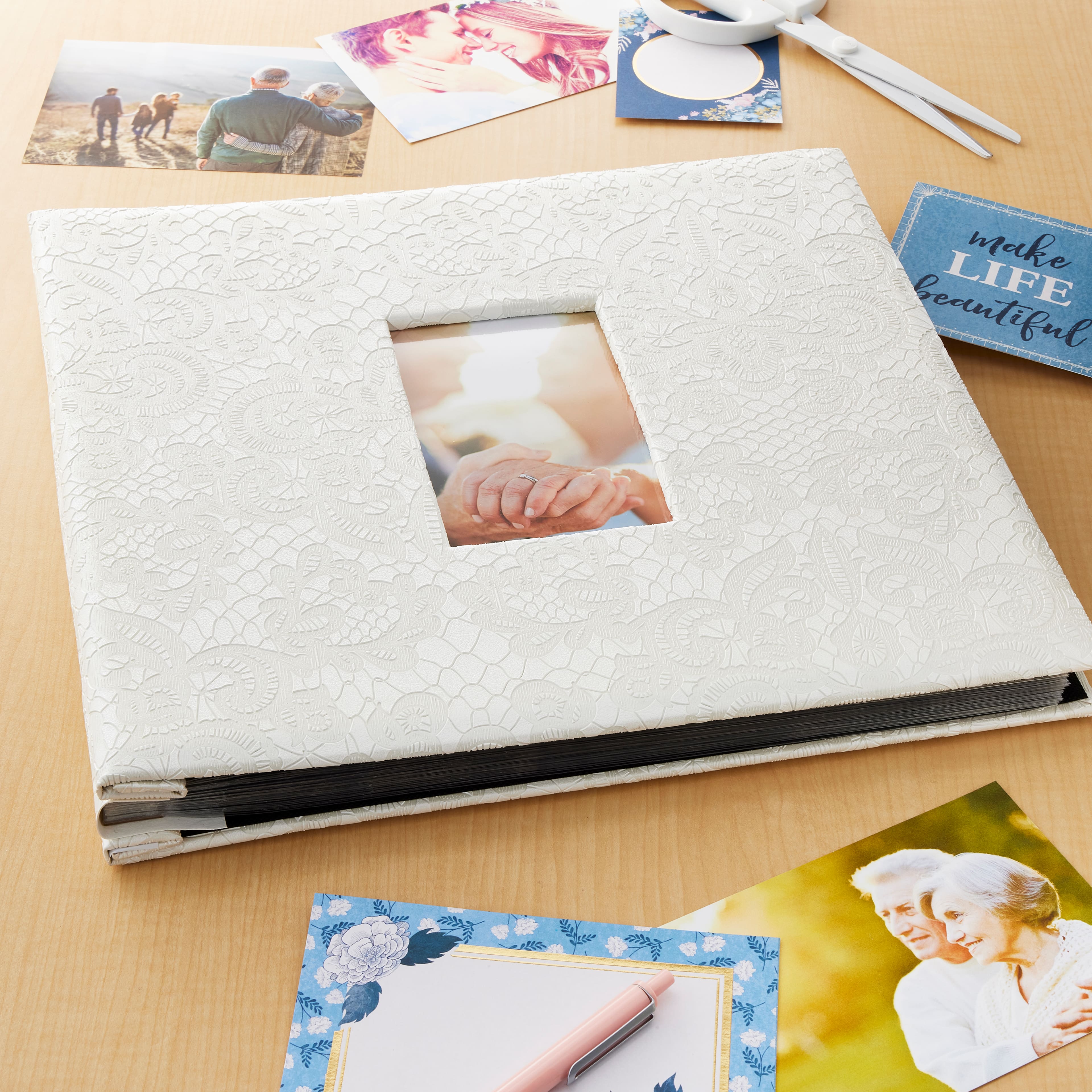 6 Pack: Floral Embossed Scrapbook Album by Recollections™