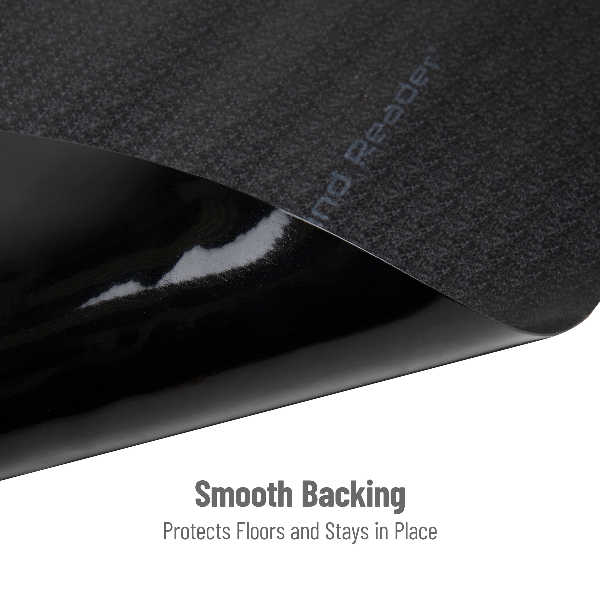 Mind Reader 9-to-5 Collection Black Office Chair Mat, 2ct.