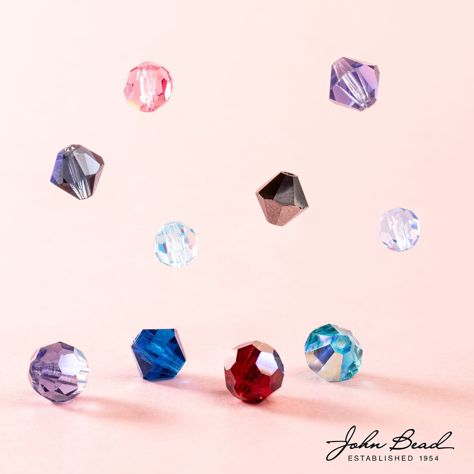 John Bead Preciosa 6mm Czech Crystal Rondelle Beads, 36ct.