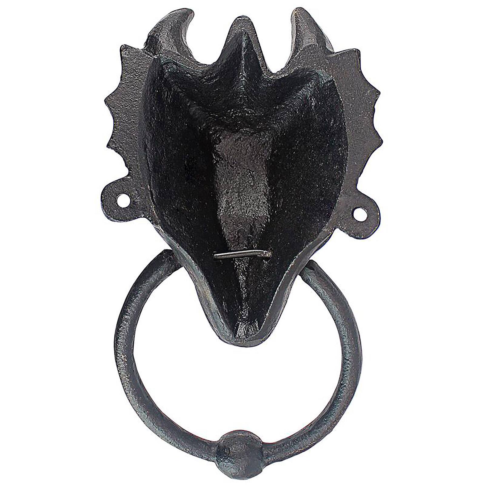 Design Toscano Head of the Dragon Foundry Iron Door Knocker