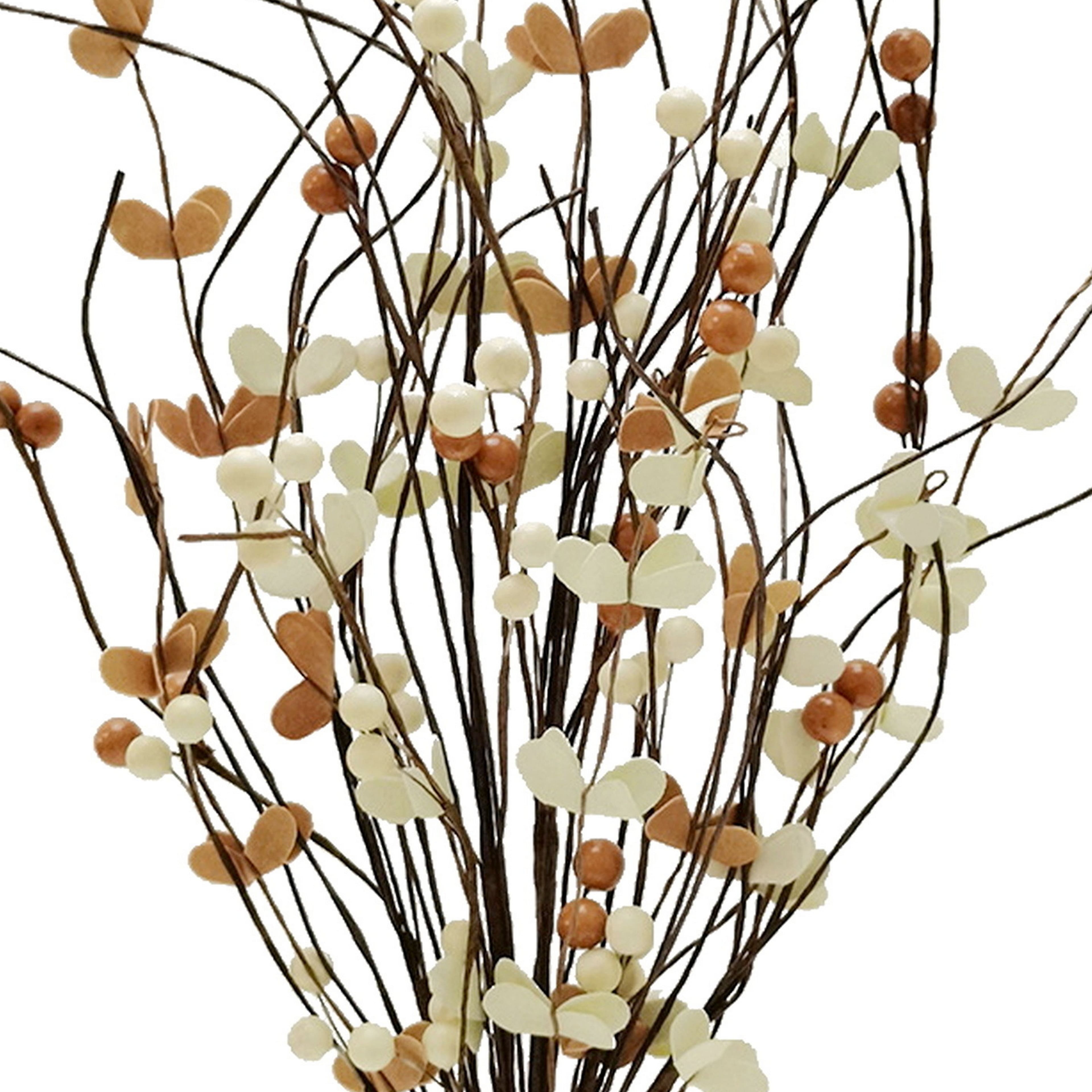 26" Cream Berry Branch Deluxe Bush by Ashland®