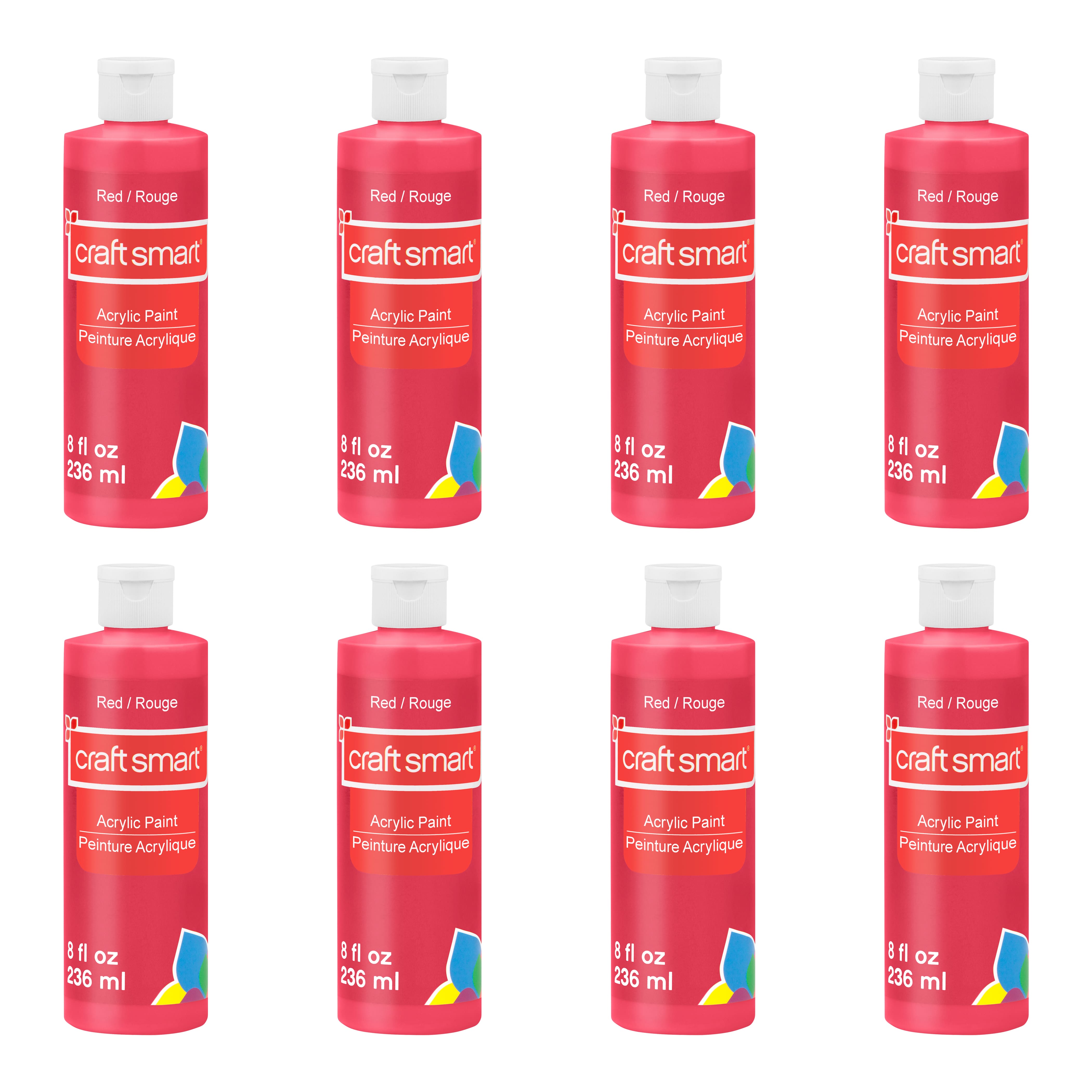 8 Pack: 8oz. Acrylic Paint by Craft Smart®
