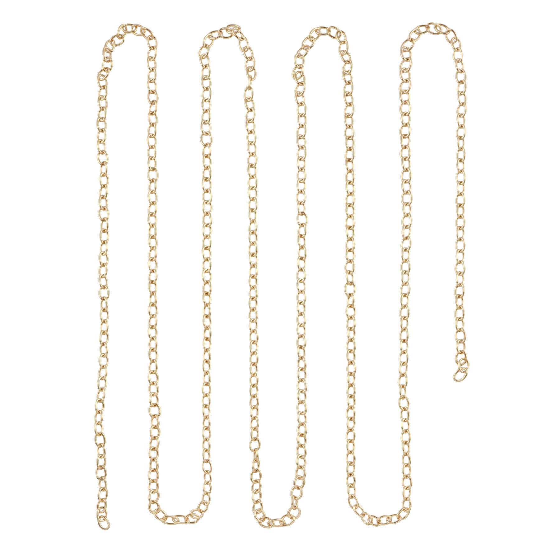 72&#x22; Gold Cable Chain by Bead Landing&#x2122;