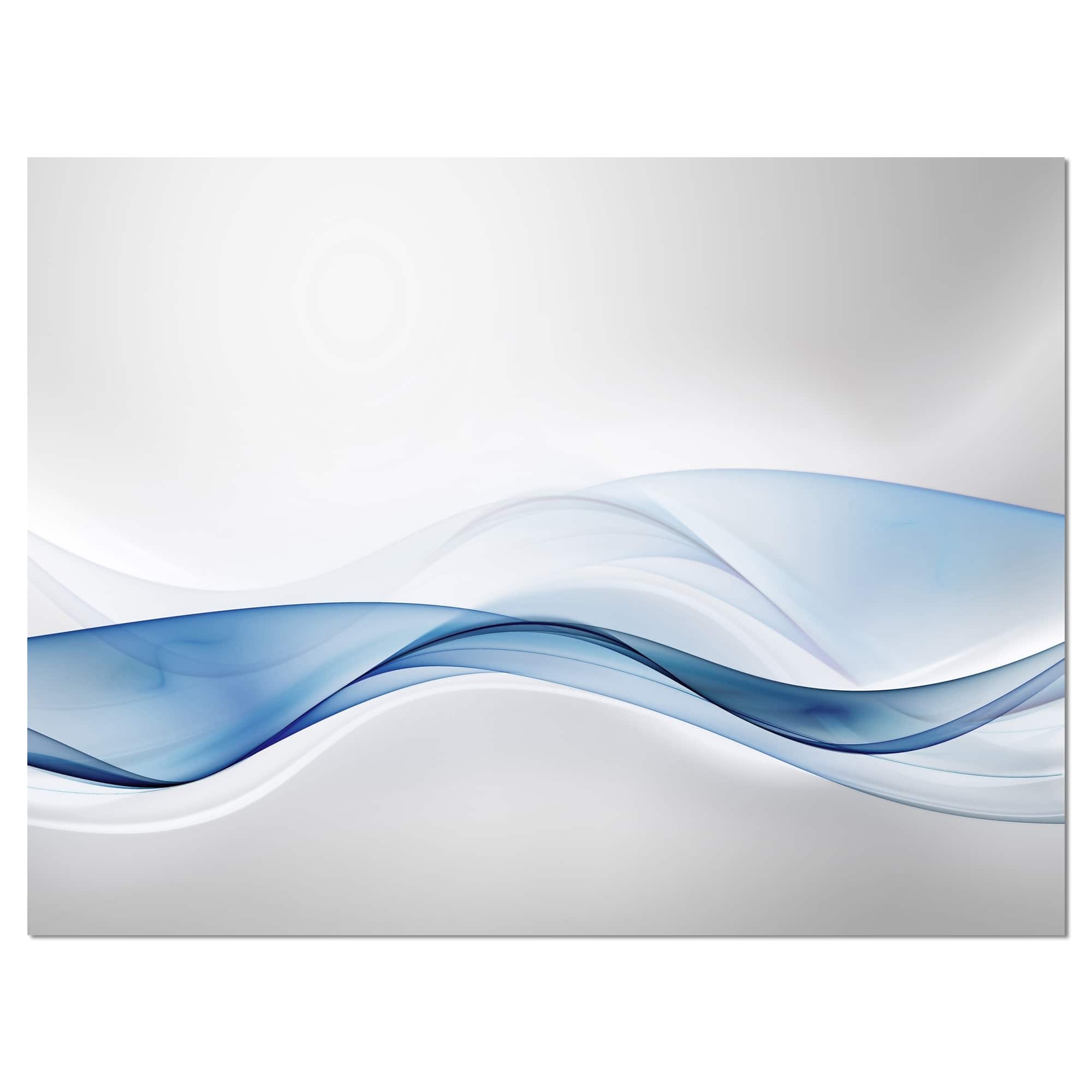 Designart - 3D Wave of Water Splash - Abstract Canvas art print