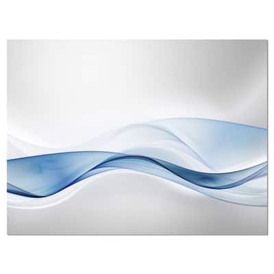 Designart - 3D Wave of Water Splash - Abstract Canvas art print in Blue | 44" x 34" | Michaels®