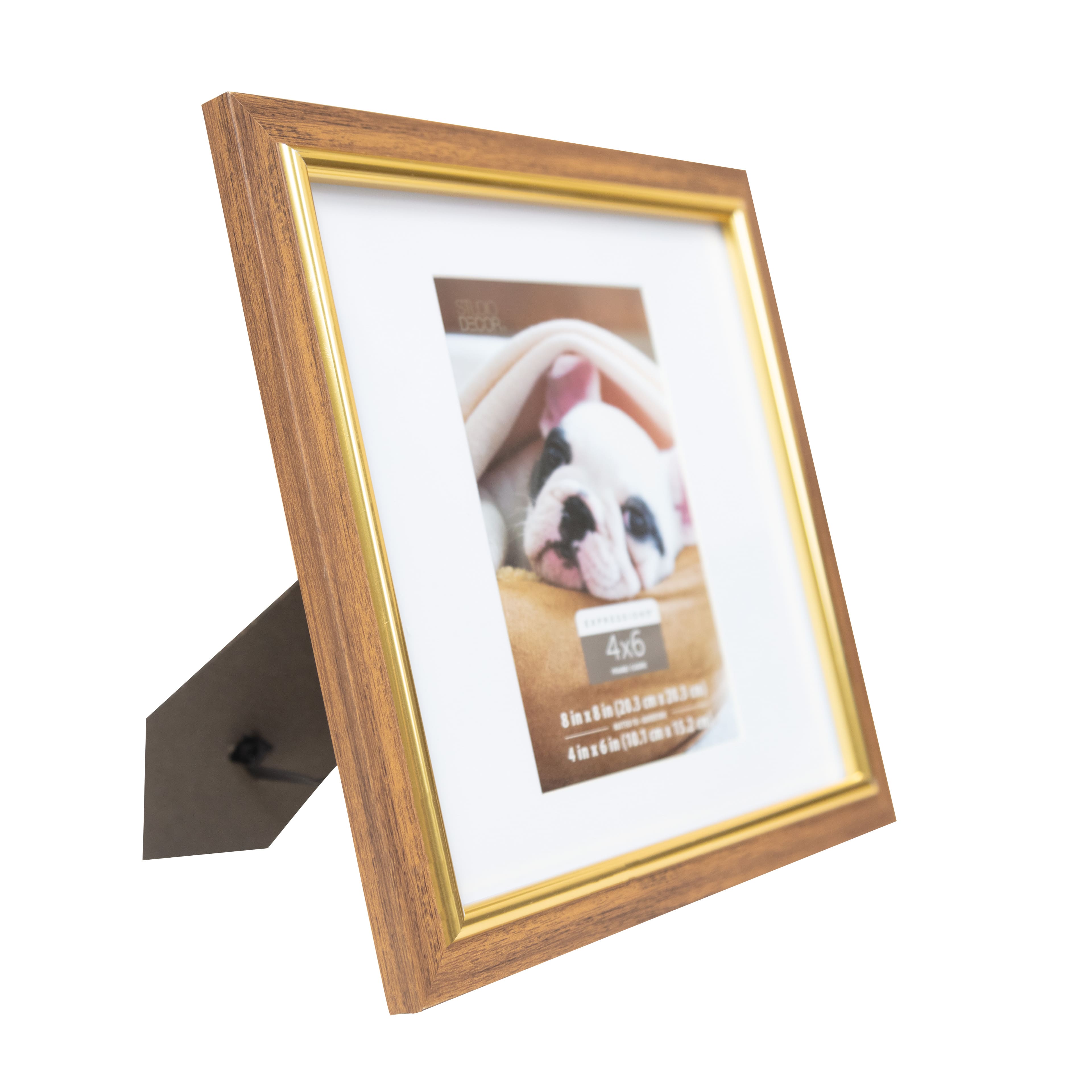 12 Pack: Brown &#x26; Gold 4&#x22; x 6&#x22; Frame with Mat, Expressions&#x2122; by Studio D&#xE9;cor&#xAE;