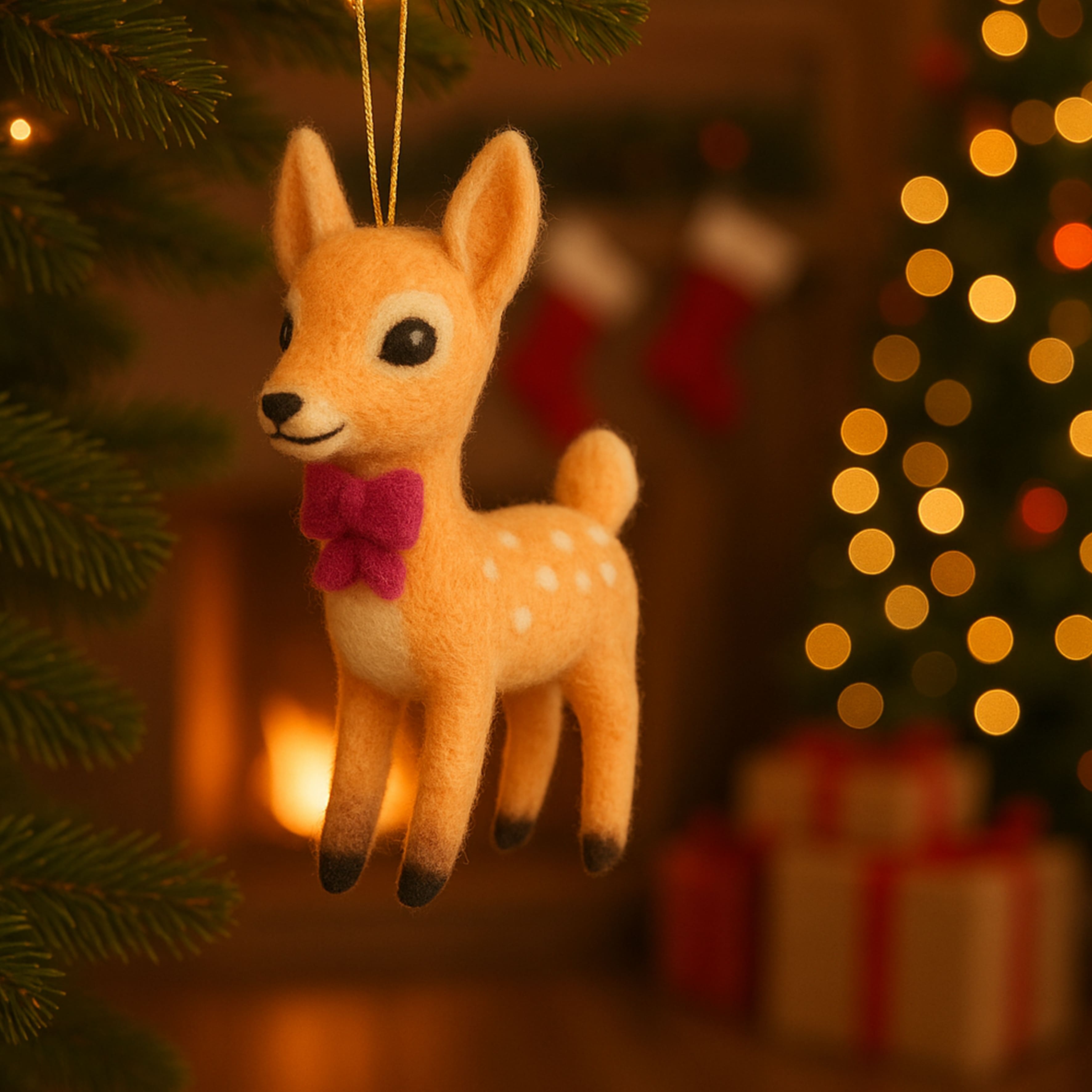 Christmas Fawn Felting Kit by Loops &#x26; Threads&#xAE;