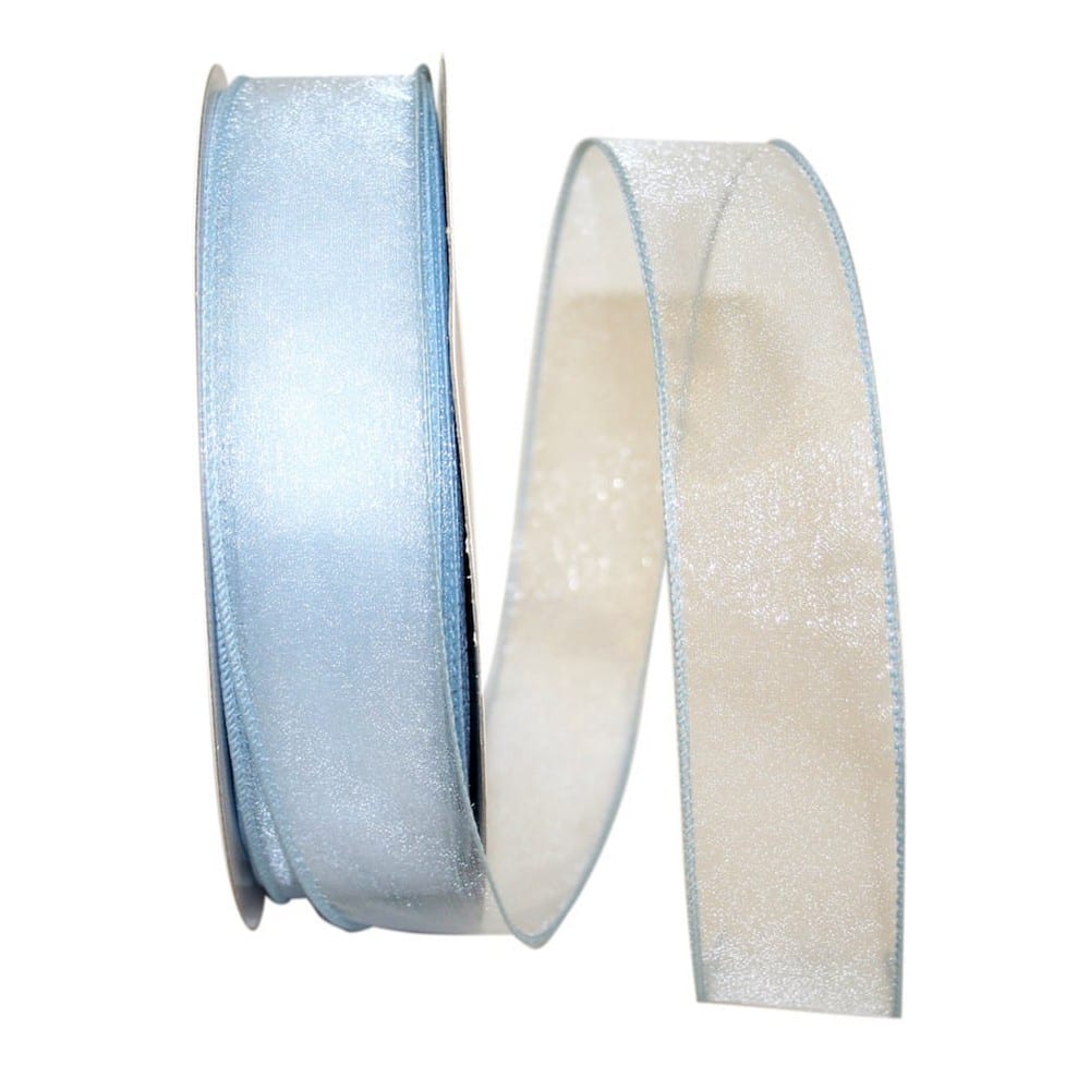 JAM Paper 1.5&#x22; x 50yd. Sheer Wired Ribbon