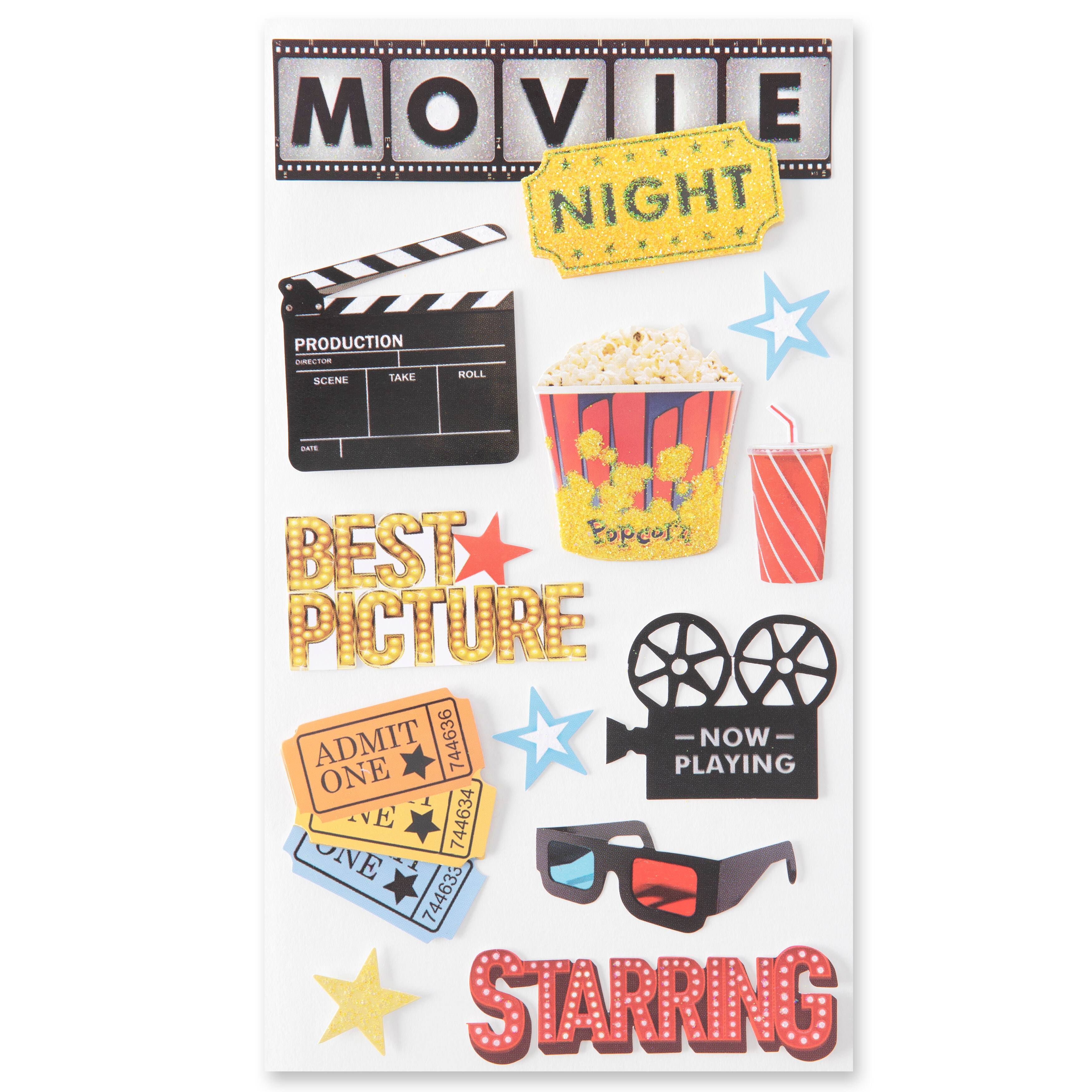 12 Pack: Movie Stickers by Recollections&#x2122;