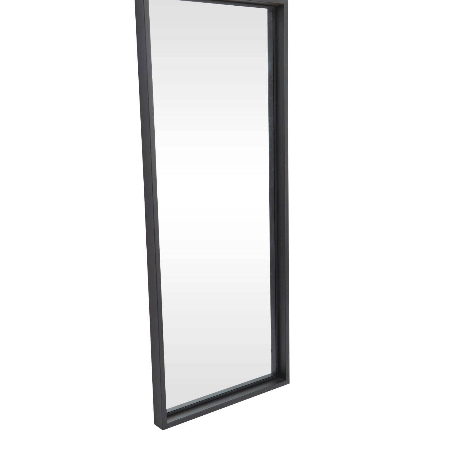 Black Metal Modern Wall Mirror 24 X 3 X 60 Michaels   D646622S 2 