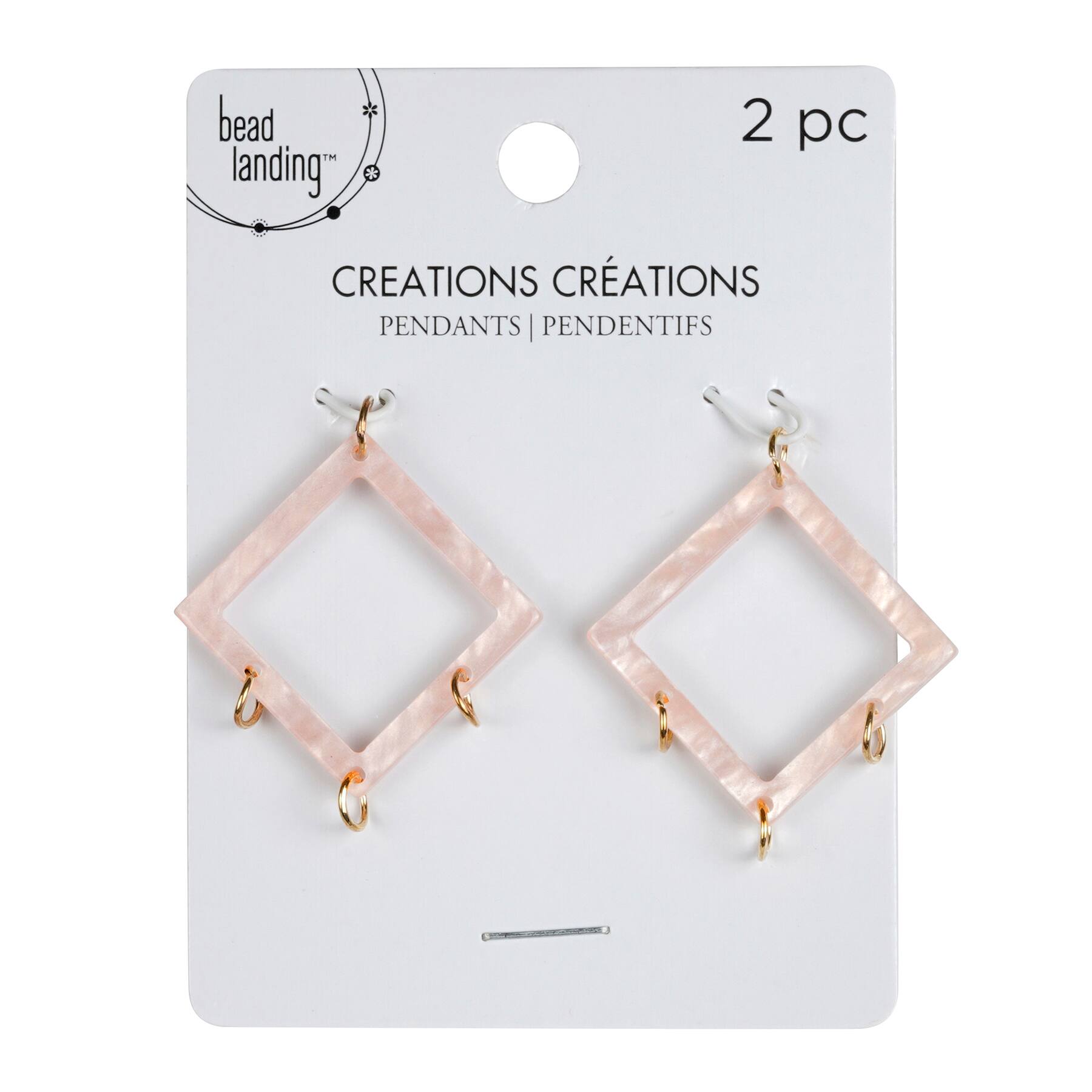 Creations Square Pendants by Bead Landing™