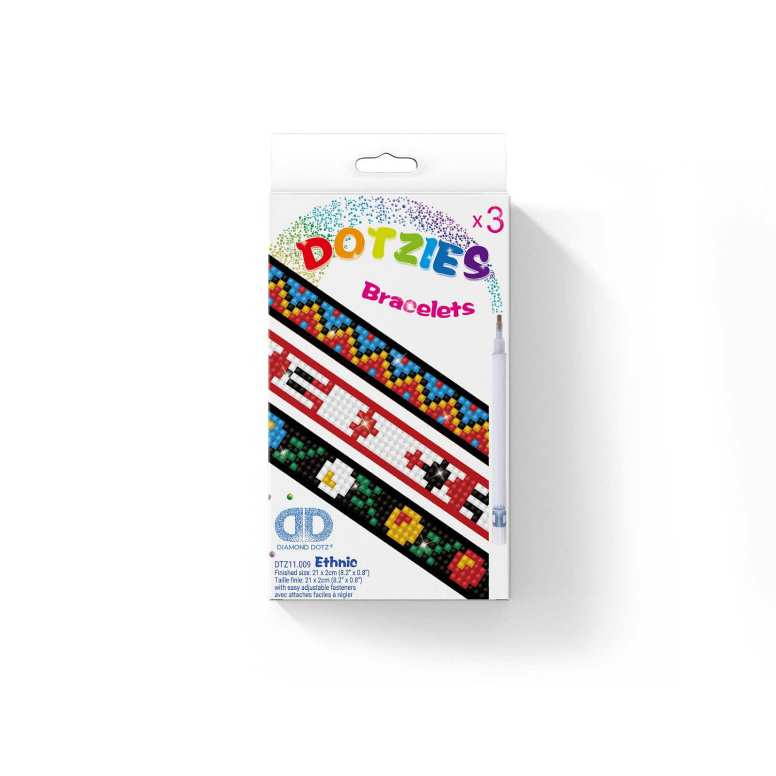 Diamond Dotz&#xAE; Beginner Ethnic DOTZIES Diamond Painting Artwork Kit