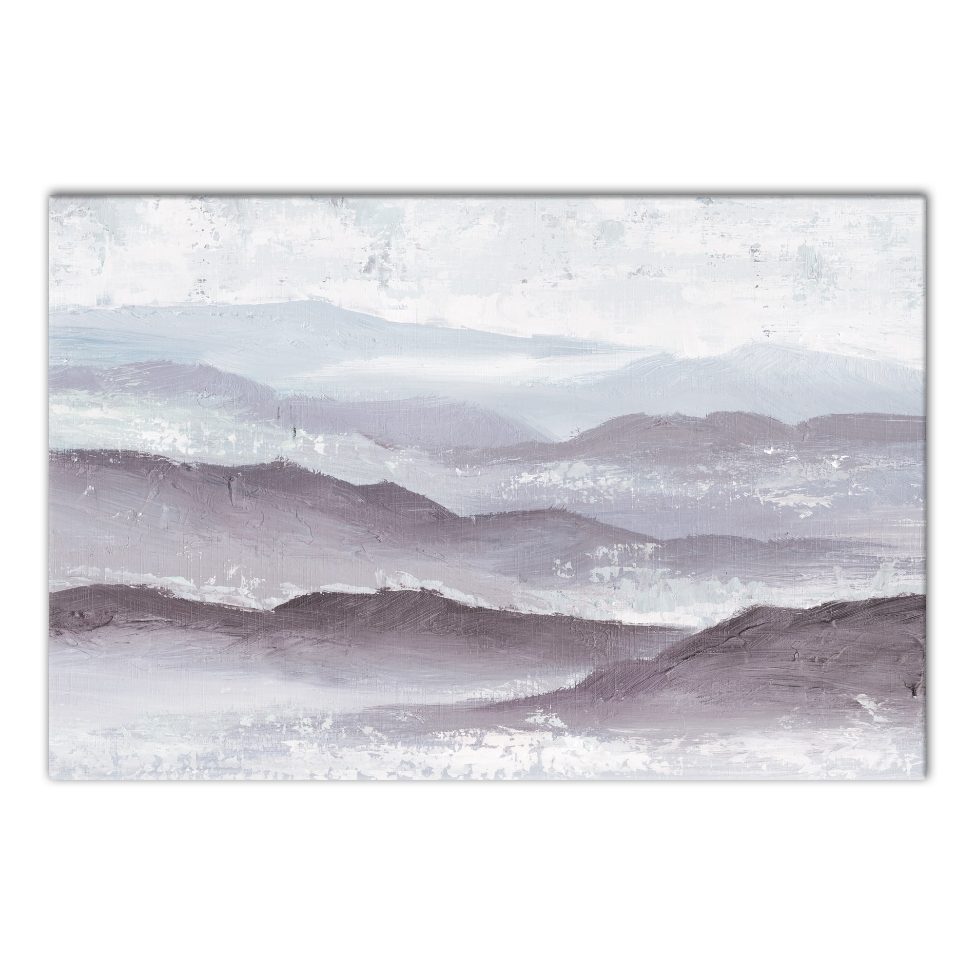 Painted Mountainscape 36" x 24" Canvas Wall Art