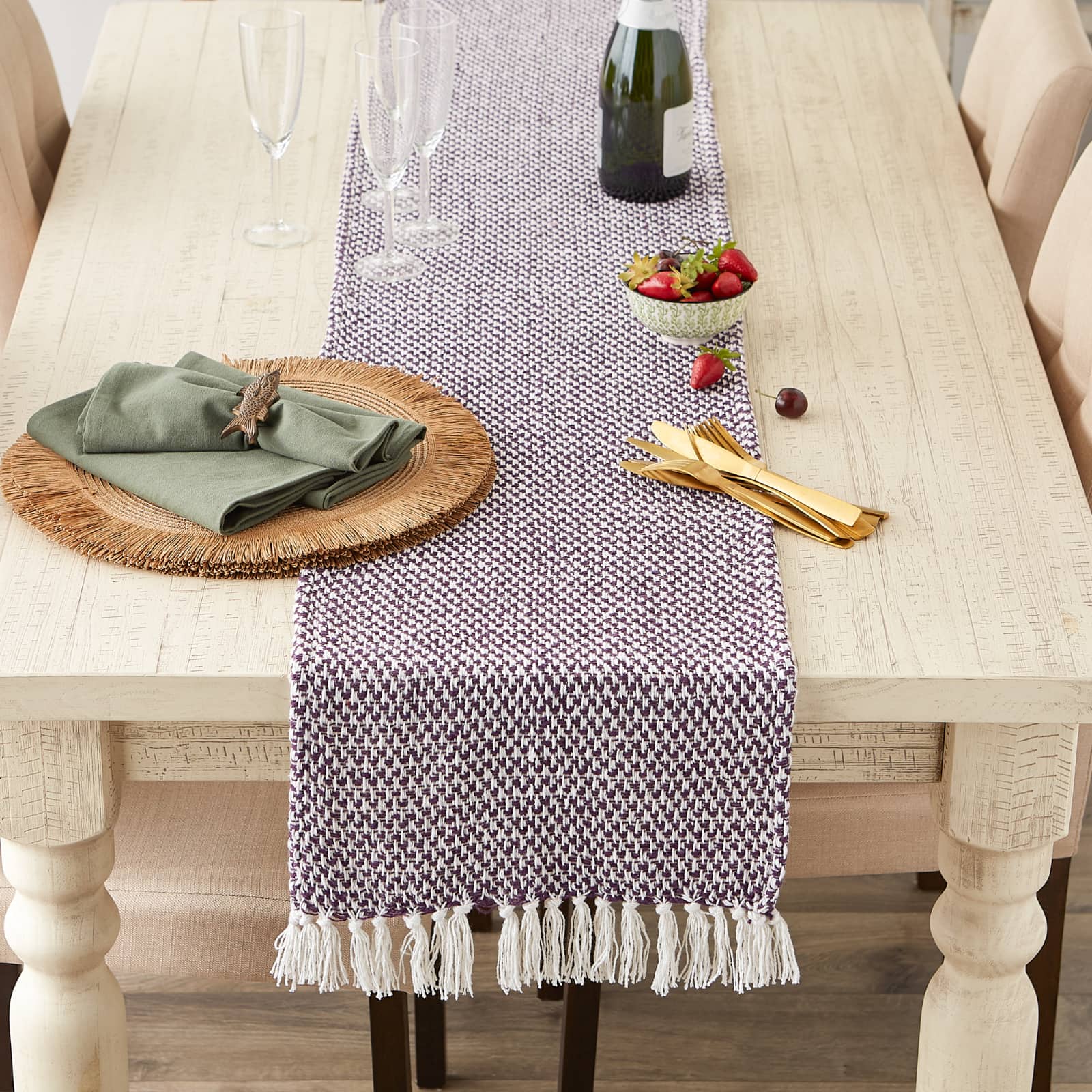 DII&#xAE; 72&#x22; Woven Table Runner