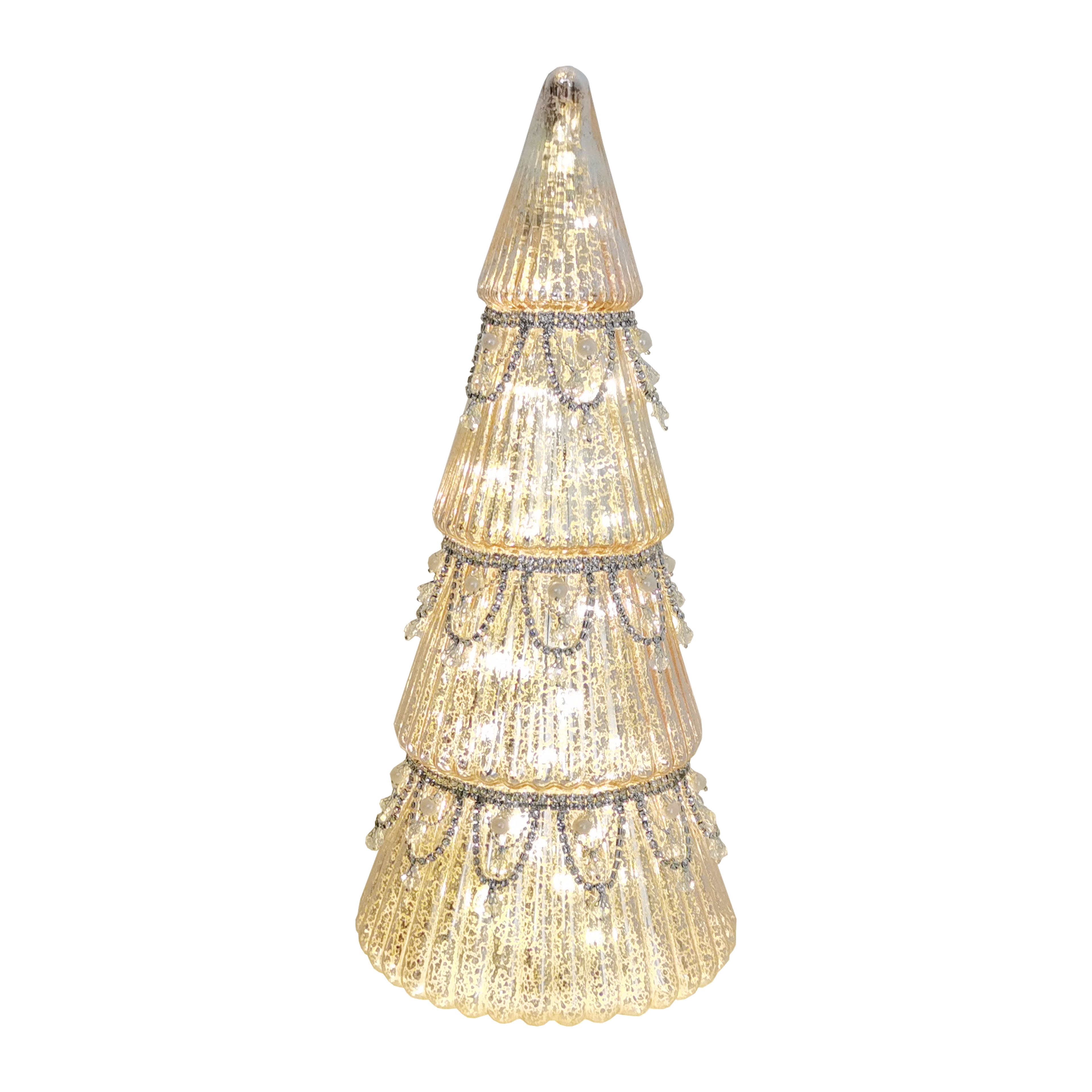 LED Glass Crystal Tree Tabletop D&#xE9;cor by Ashland&#xAE;