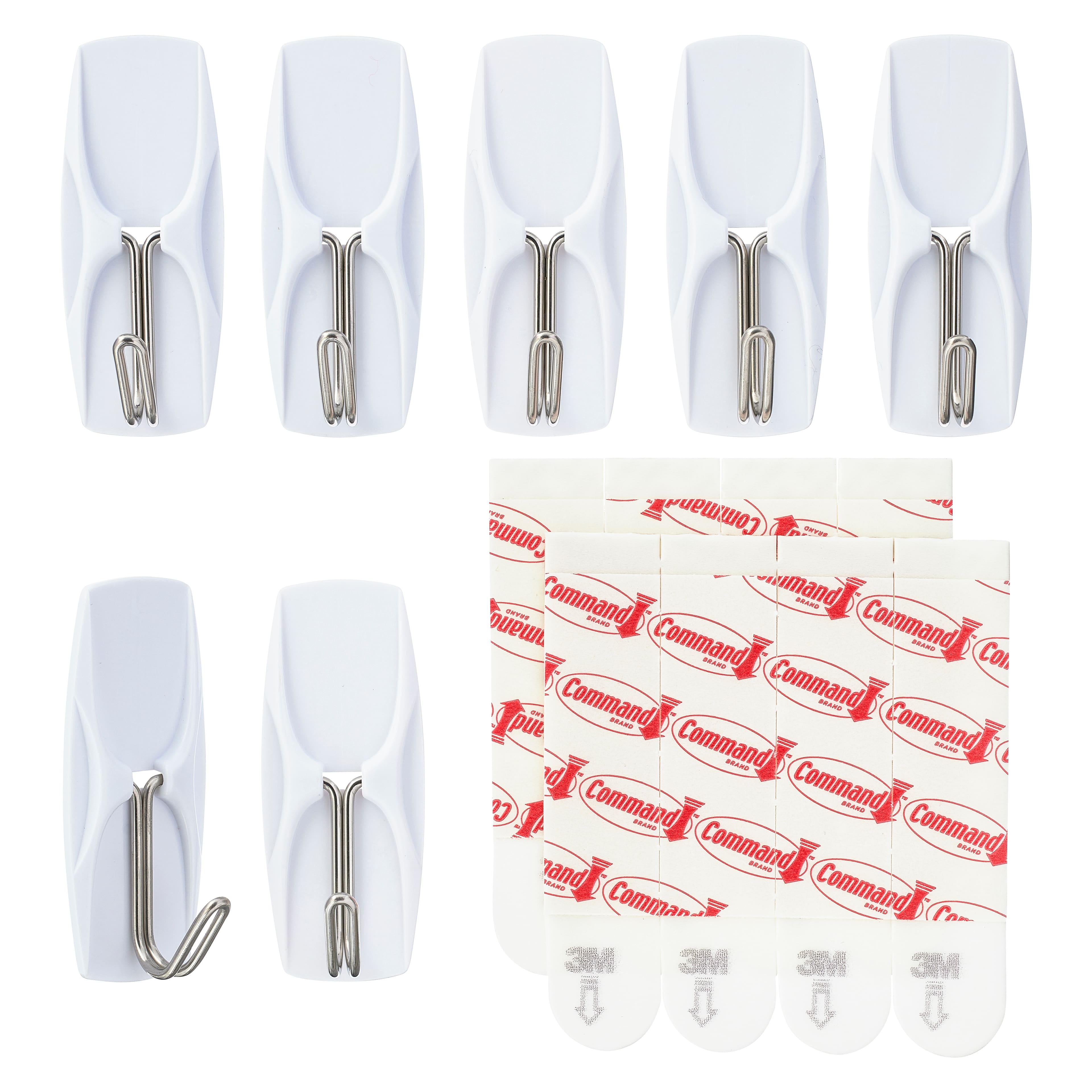 12 Packs: 7 ct. (84 total) Command&#x2122; White Medium Wire Hooks