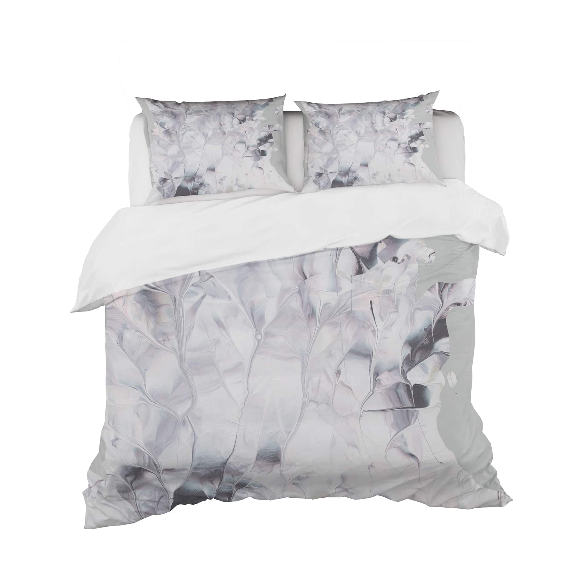 Designart 'Light and Shadow II' Geometric Bedding Set