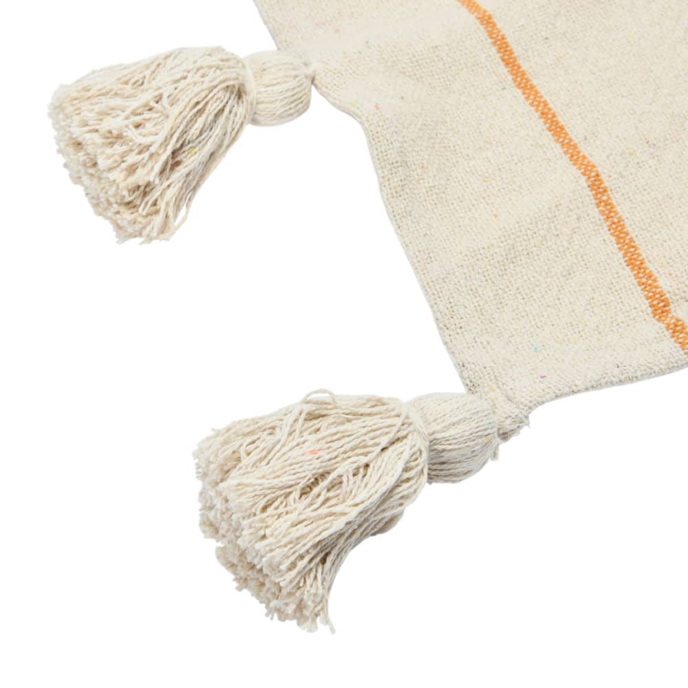 Hello Honey® Striped Cotton Throw Blanket with Tassels