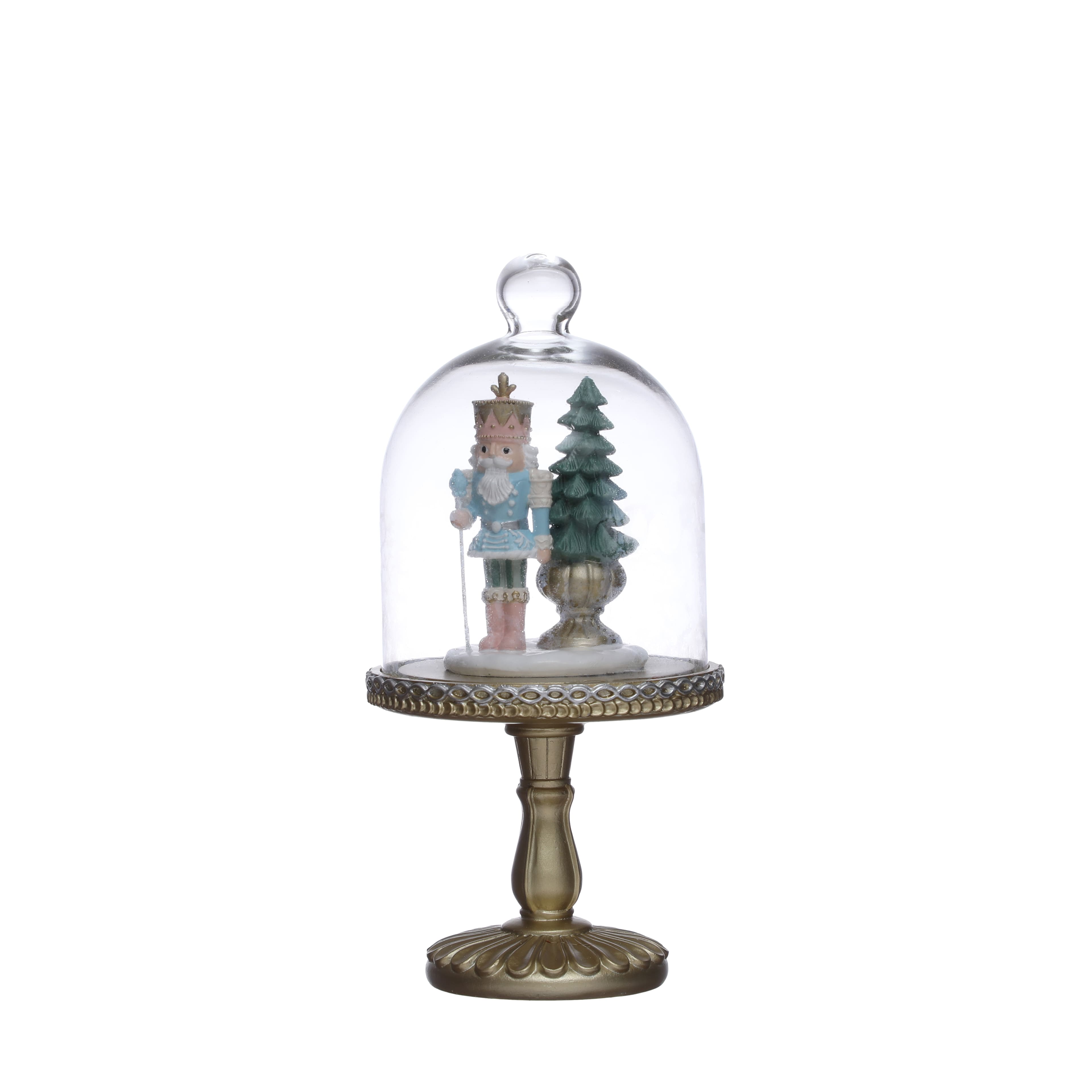 13&#x22; Nutcracker Stand with Tree Tabletop D&#xE9;cor by Ashland&#xAE;