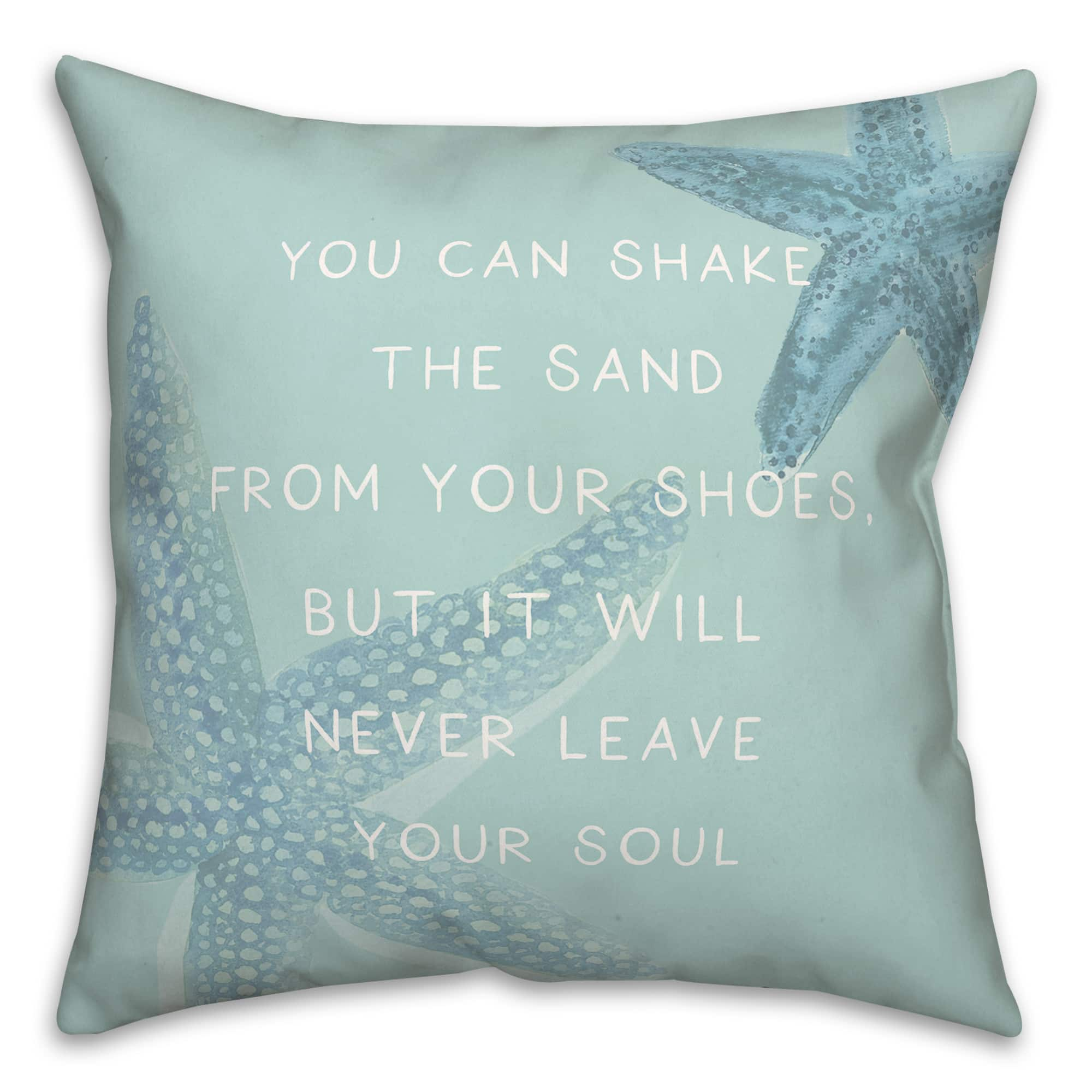 Starfish Soul Throw Pillow