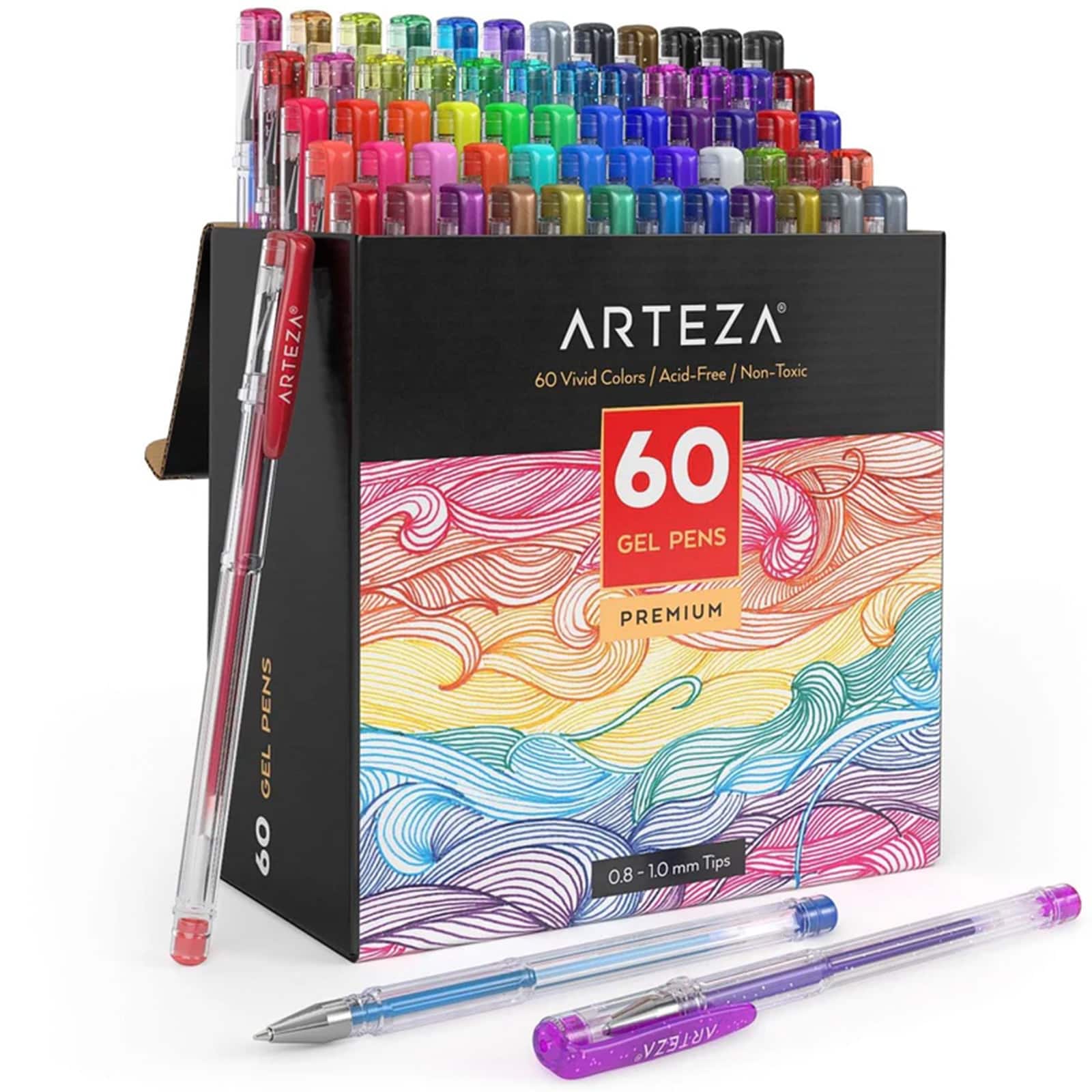 Arteza&#xAE; 60 Color Gel Pen Set