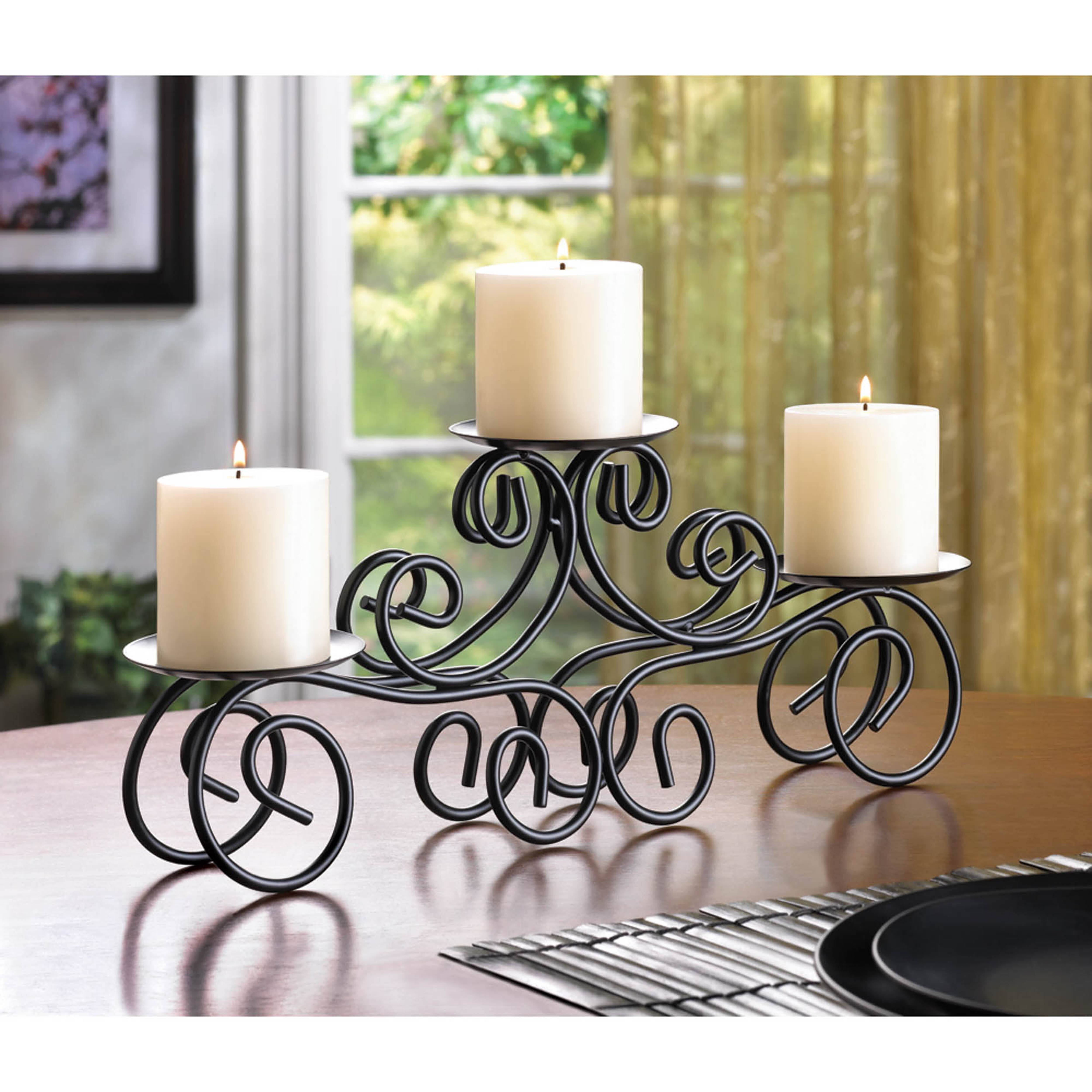 7.75&#x22; Tuscan Candle Centerpiece