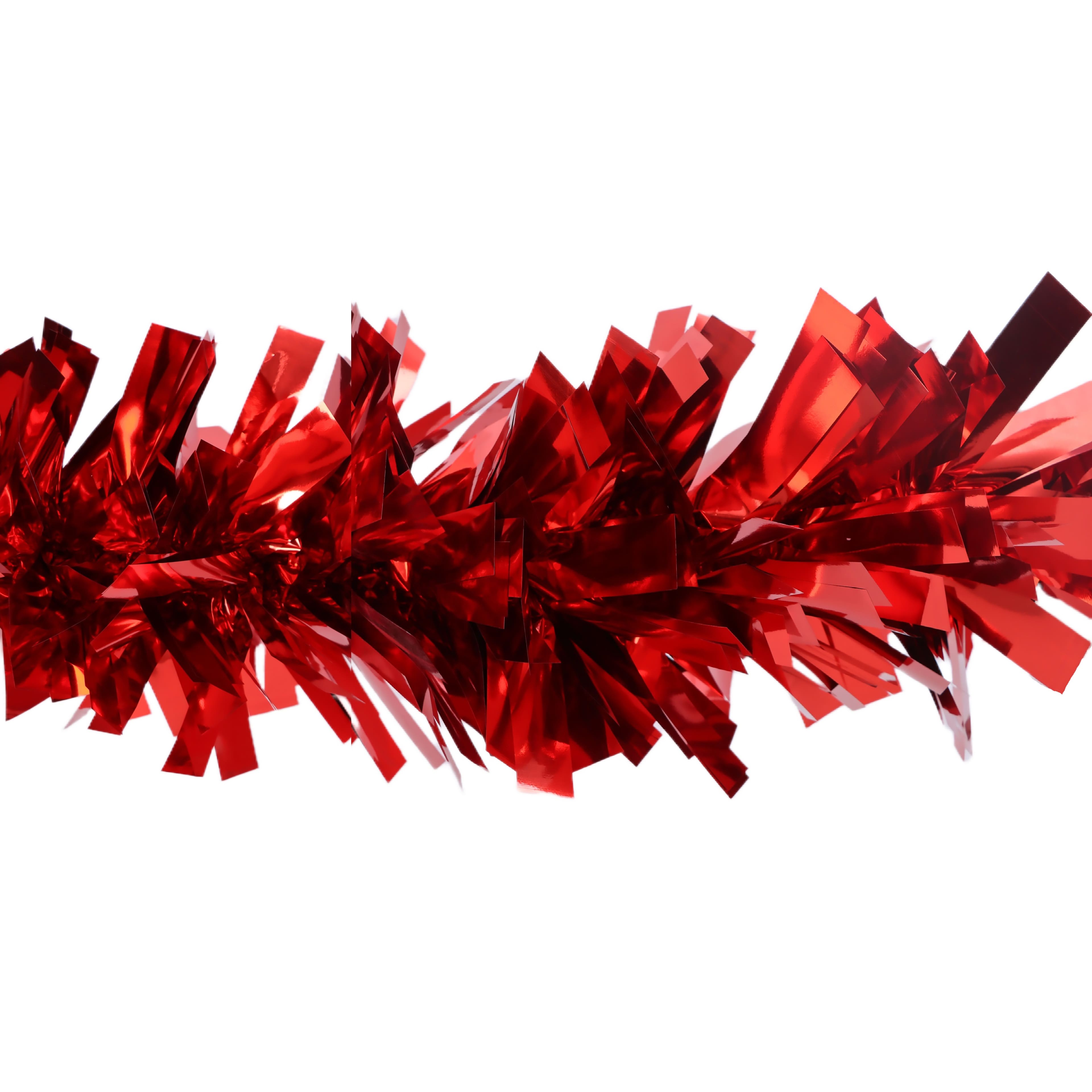 6ft. Chunky Red Tinsel Garland by Ashland® | Michaels