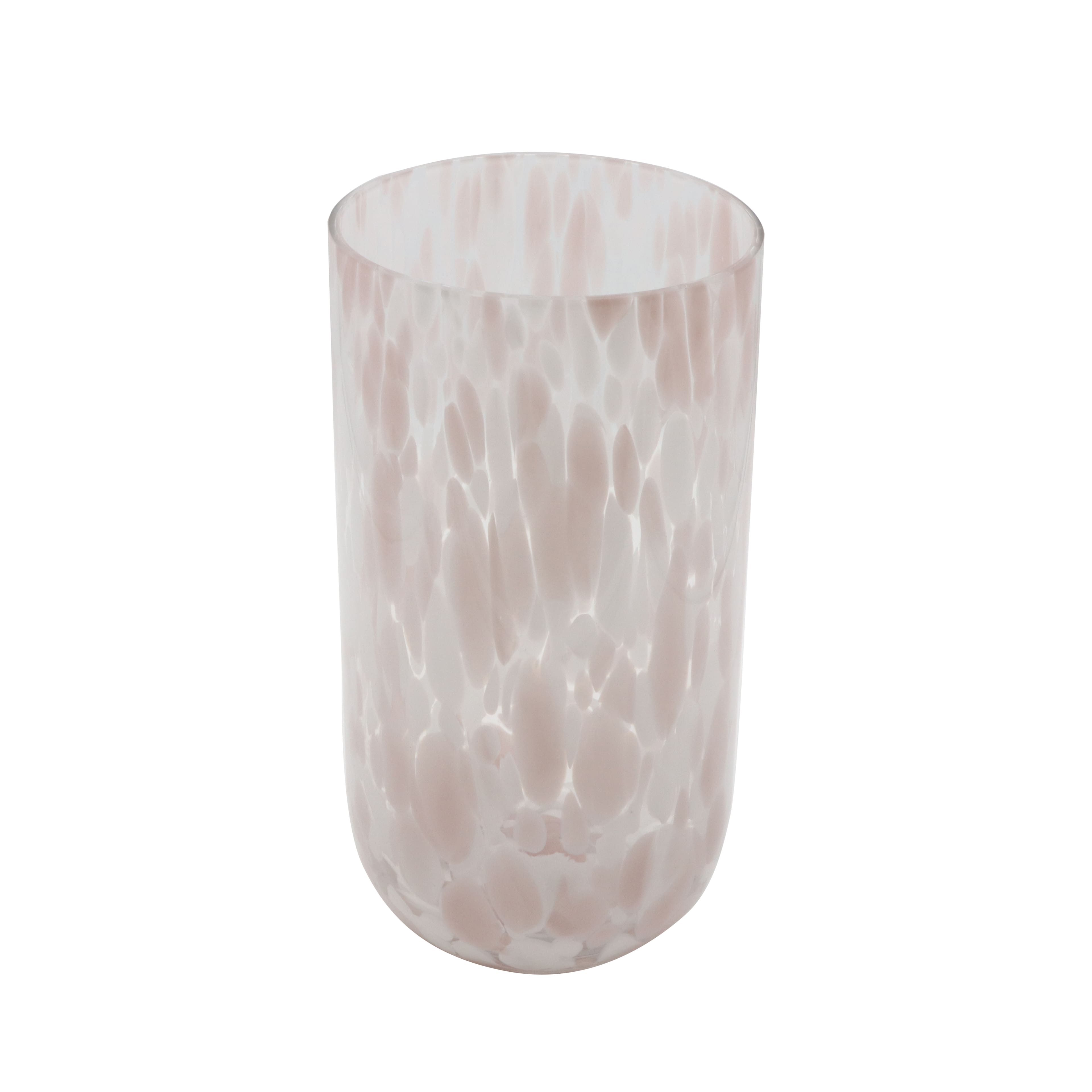 12&#x22; Speckled Hurricane Glass Candle Holder by Ashland&#xAE;