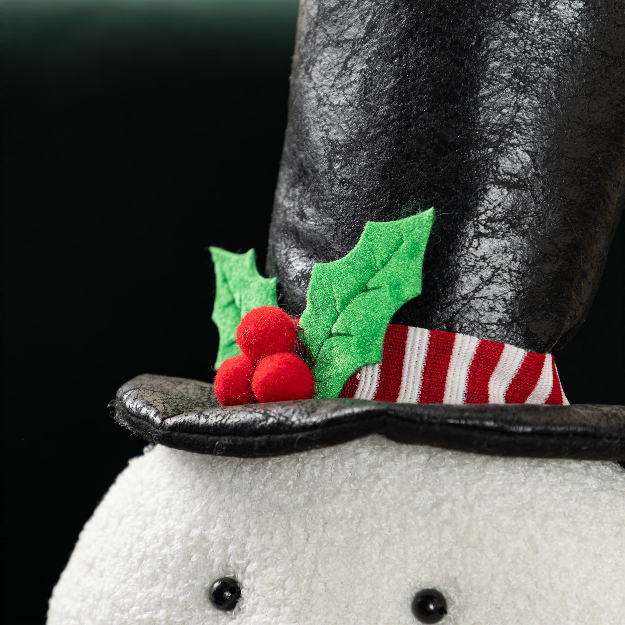 Glitzhome&#xAE; 60&#x22;H Christmas Oversized Fabric Snowman With Dangle Legs