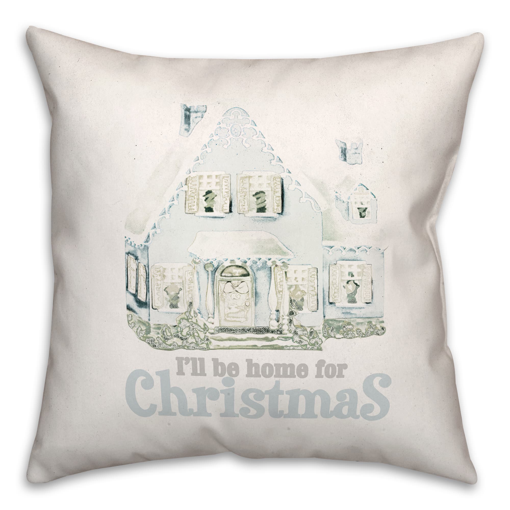 Home For Christmas Throw Pillow