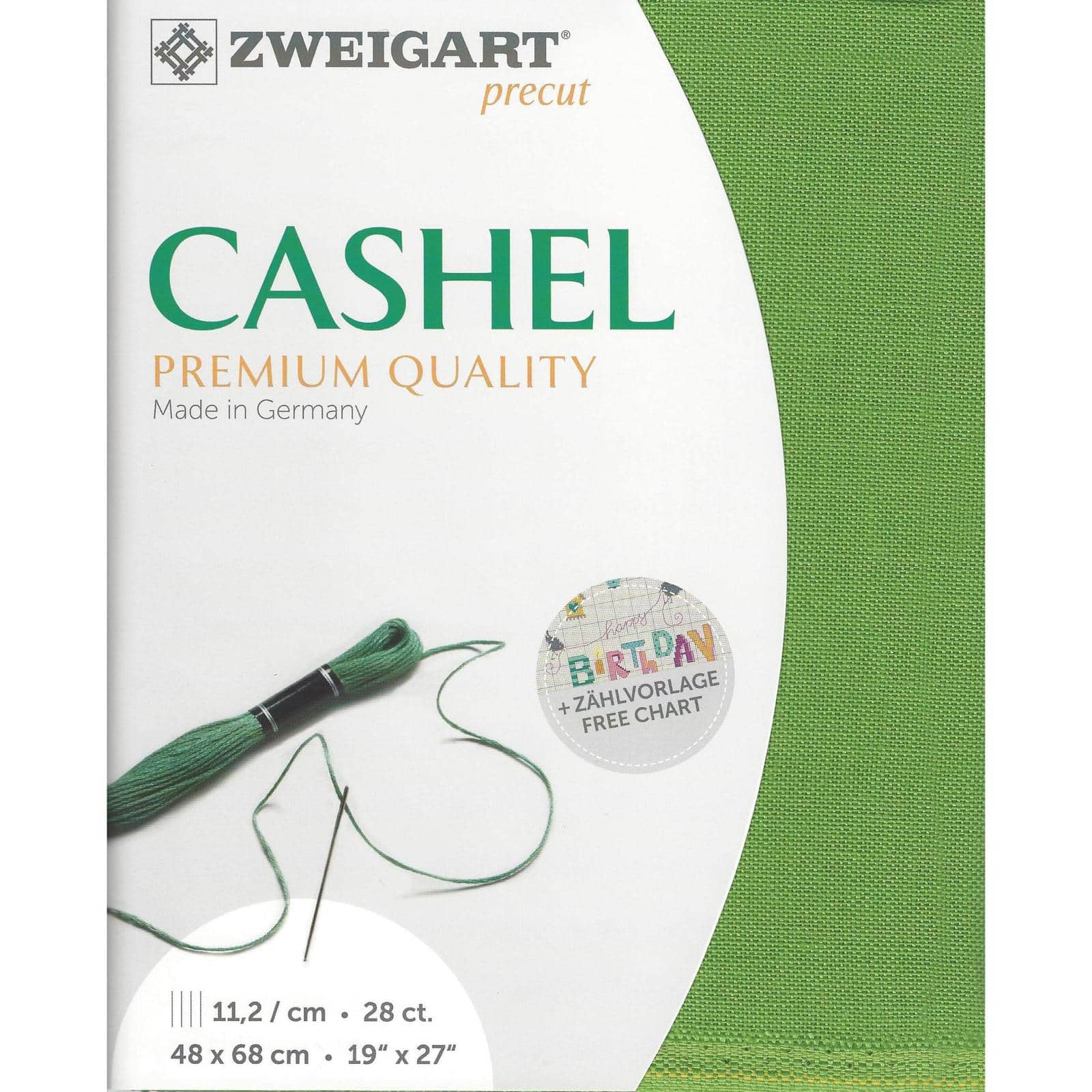 Zweigart® Cashel Precut 28 Count Premium Fabric, 19" x 27"