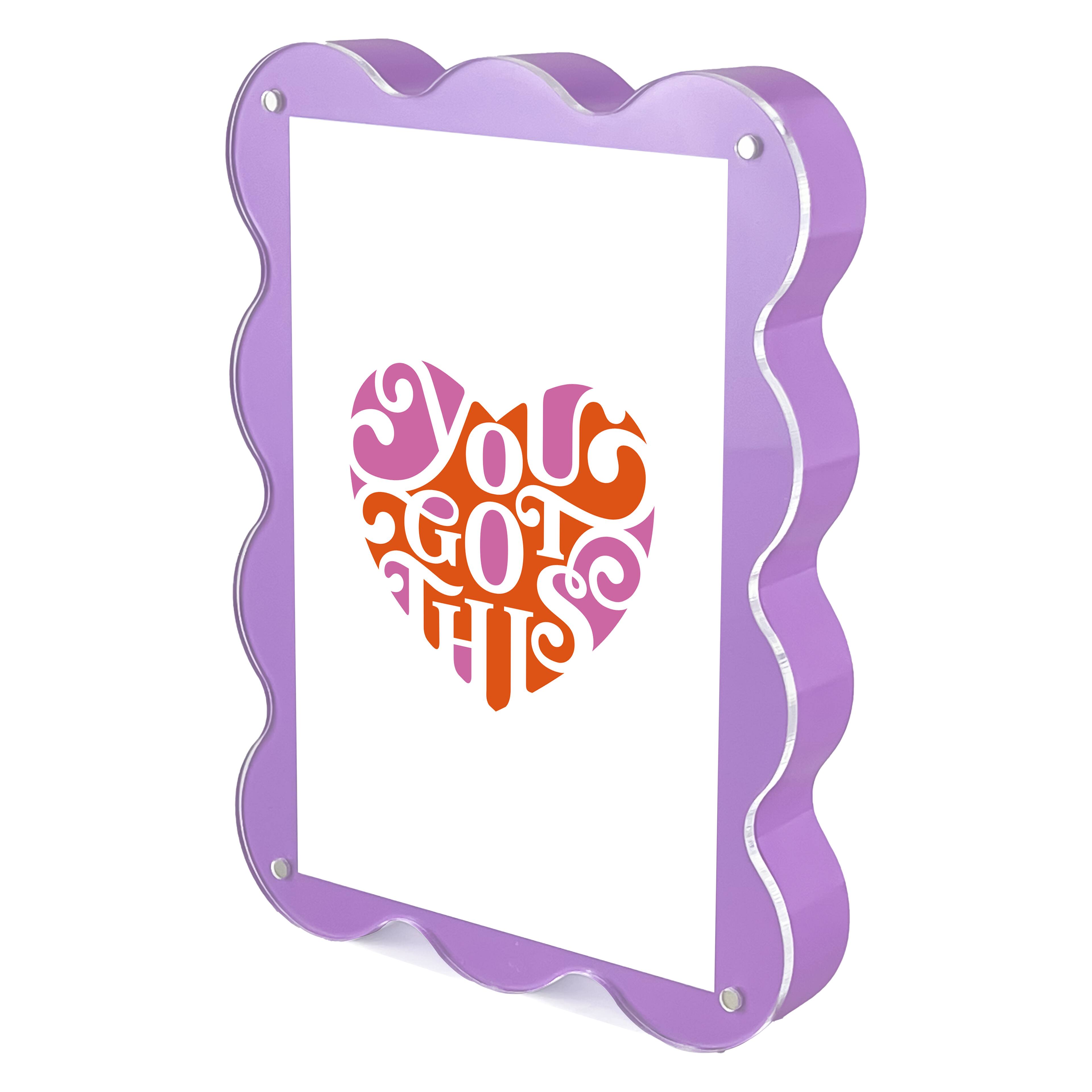 4&#x22; x 6&#x22; Retro Squiggle Block Frame by Studio D&#xE9;cor&#xAE;