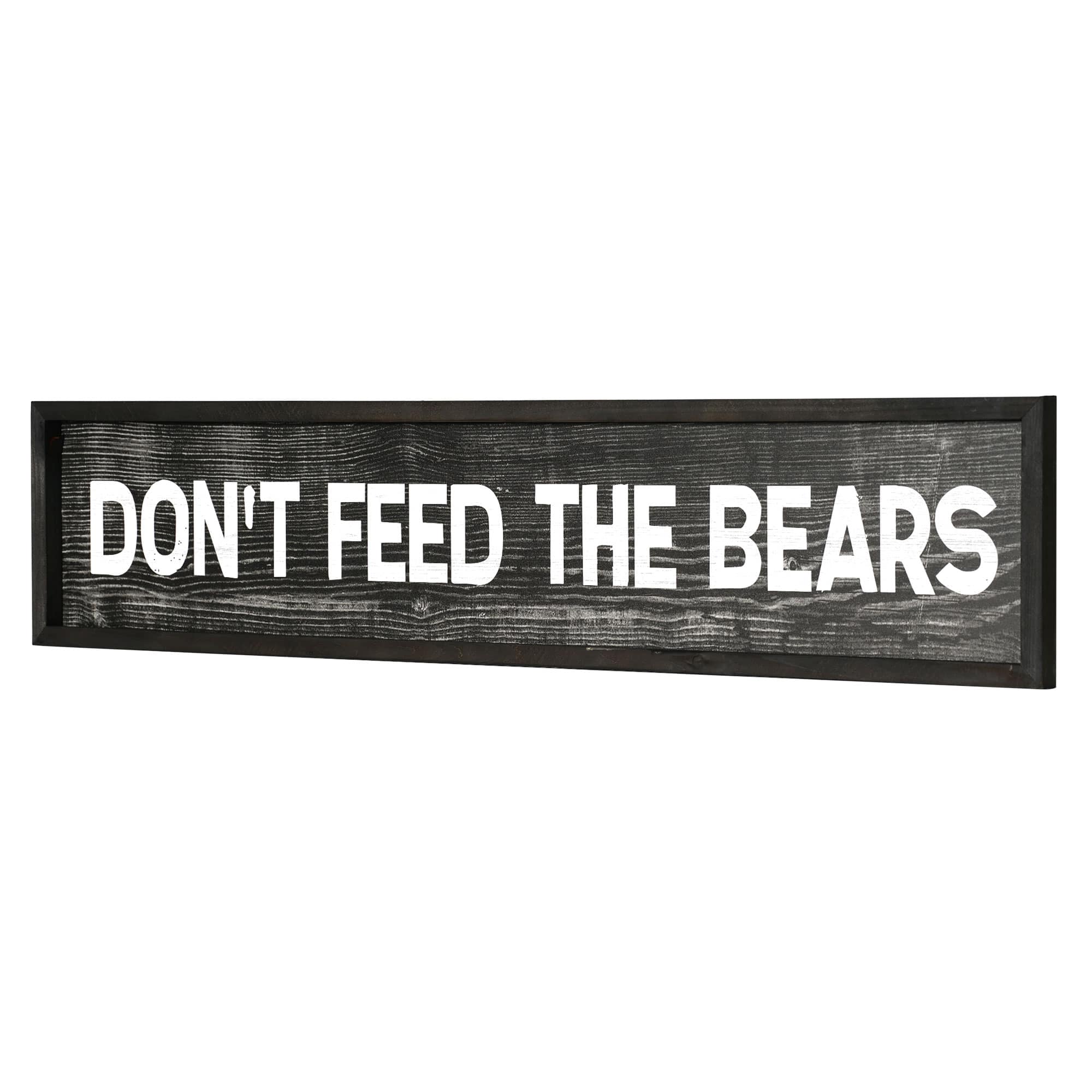 American Art Décor™ 36" Don't Feed The Bears Wood Novelty Wall Sign
