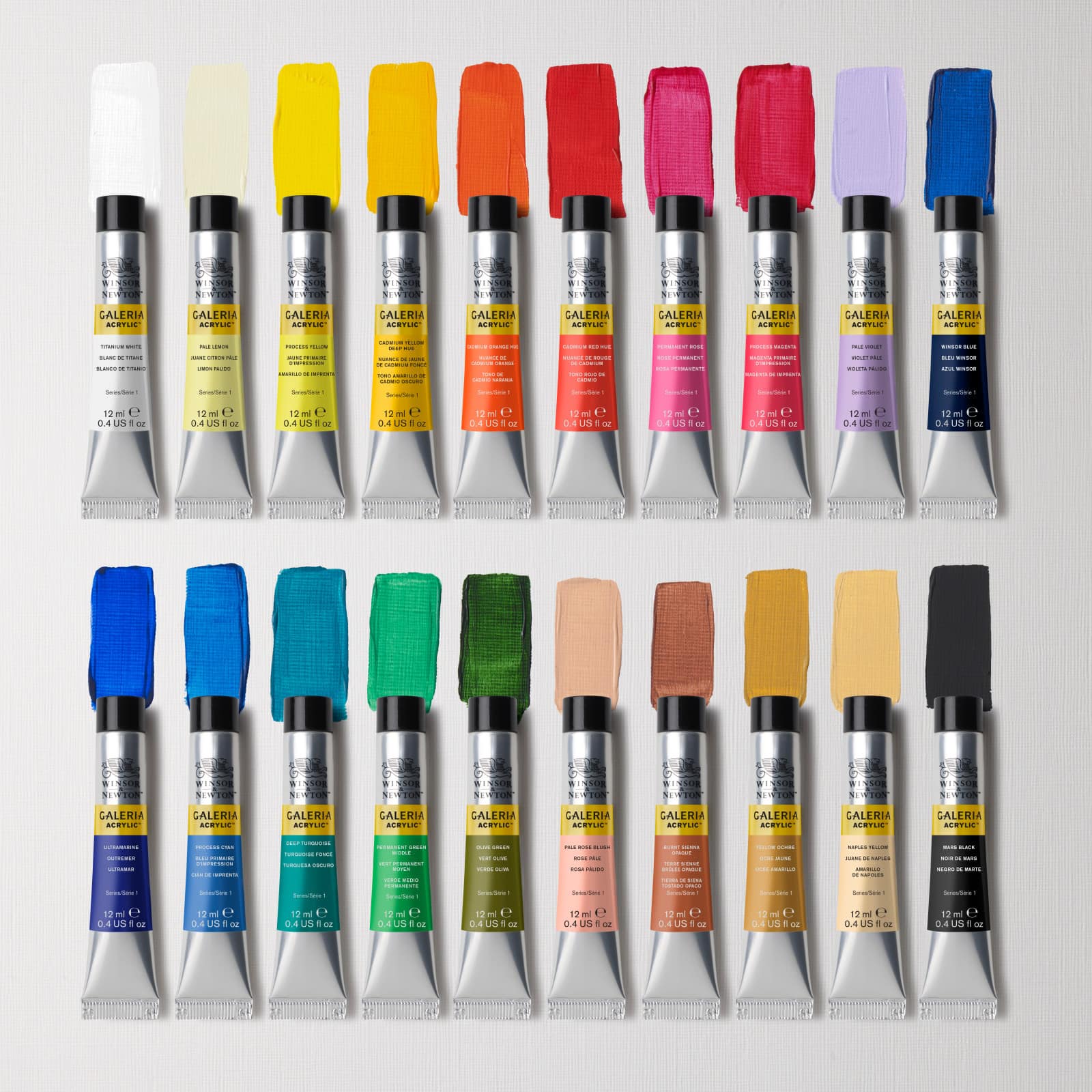 Winsor newton galeria acrylic 20 color paint set michaels