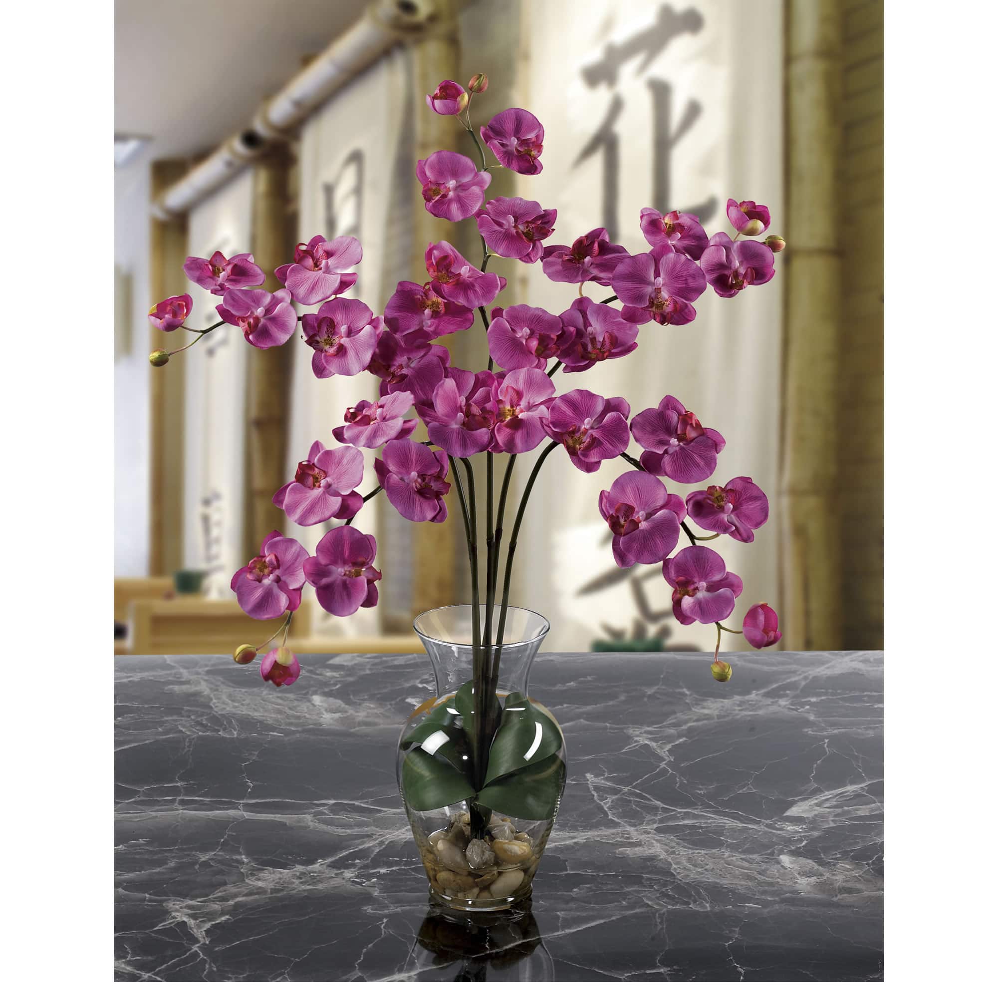 2.5ft. Moth Orchid Liquid Illusion Silk Flower Arrangement