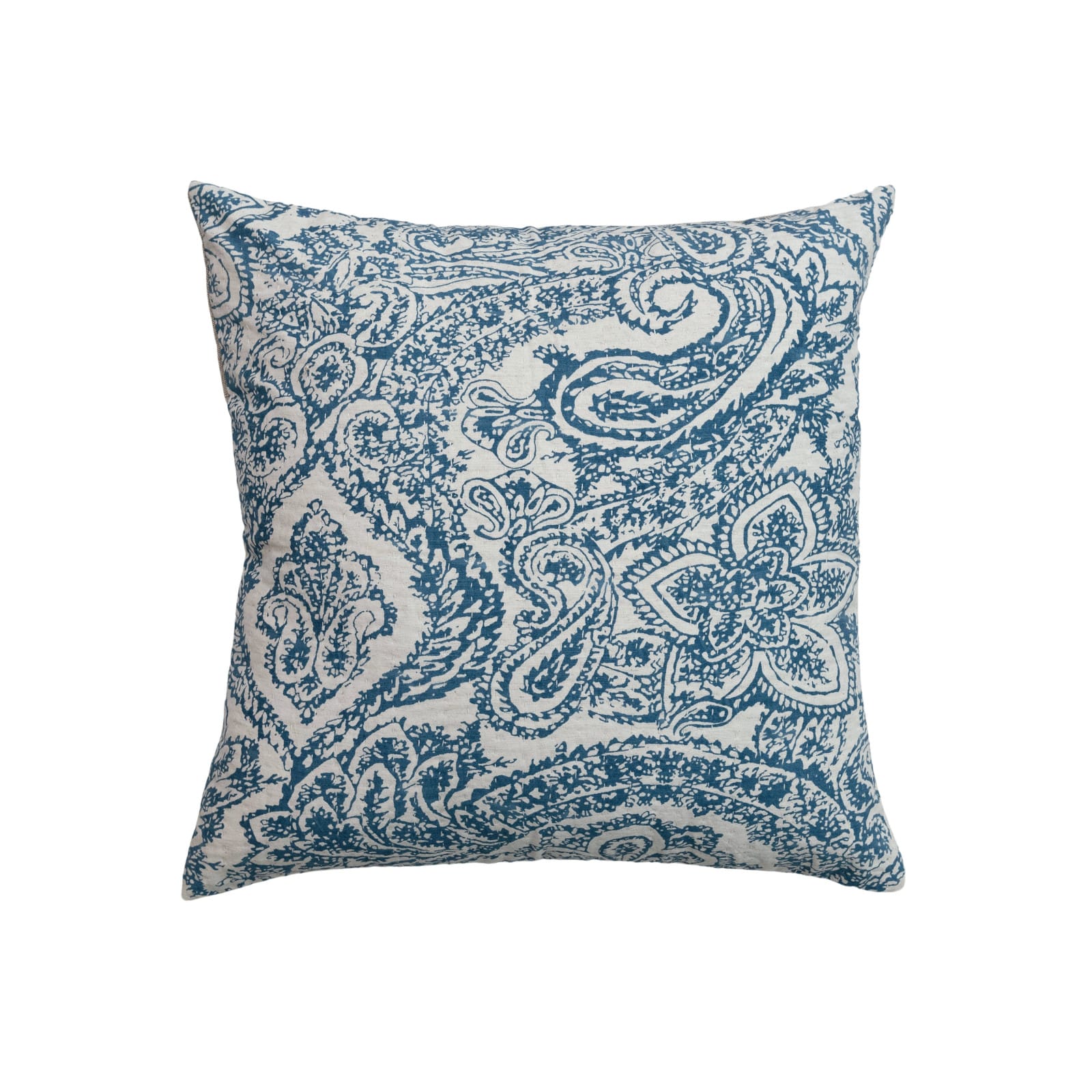 Hello Honey® 20" Blue Paisley Accent Pillow