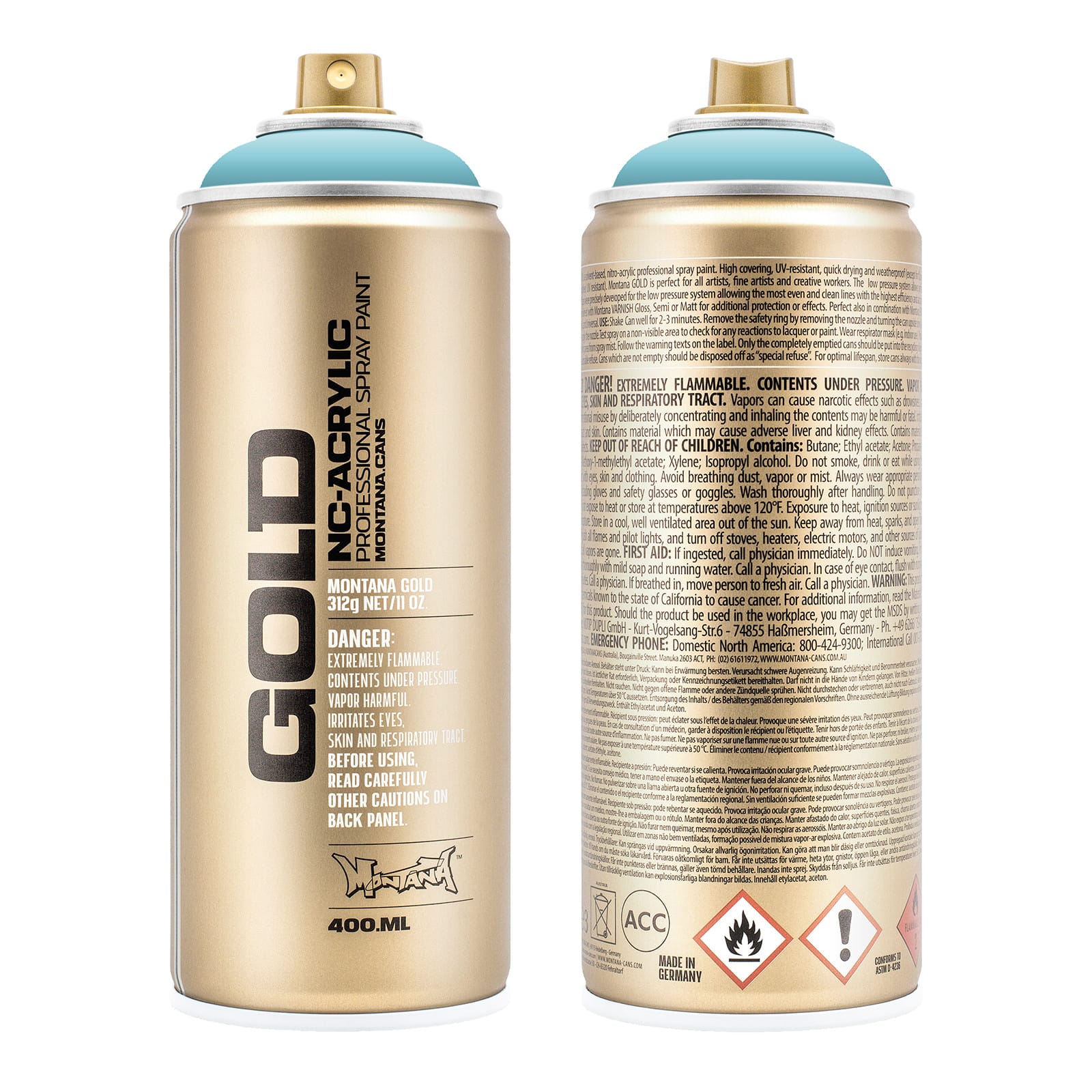 Montana&#x2122; Cans GOLD Shock Color Spray Paint, 400mL