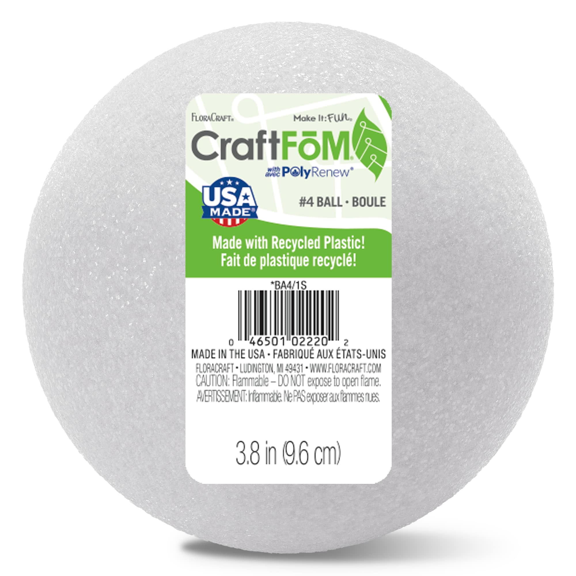 FloraCraft® CraftFōM White Ball