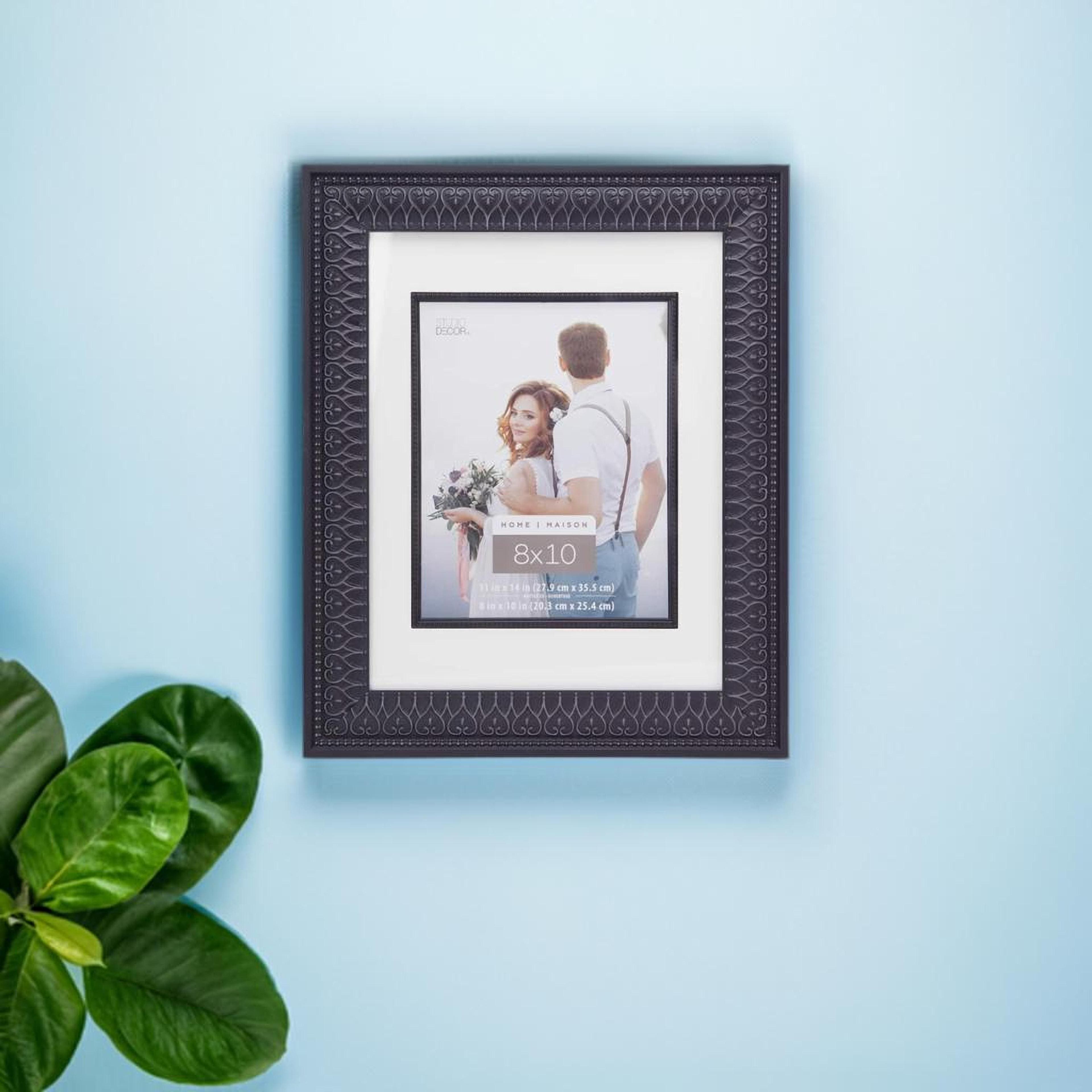 Black Hearts Frame with Mat, Home by Studio D&#xE9;cor&#xAE;