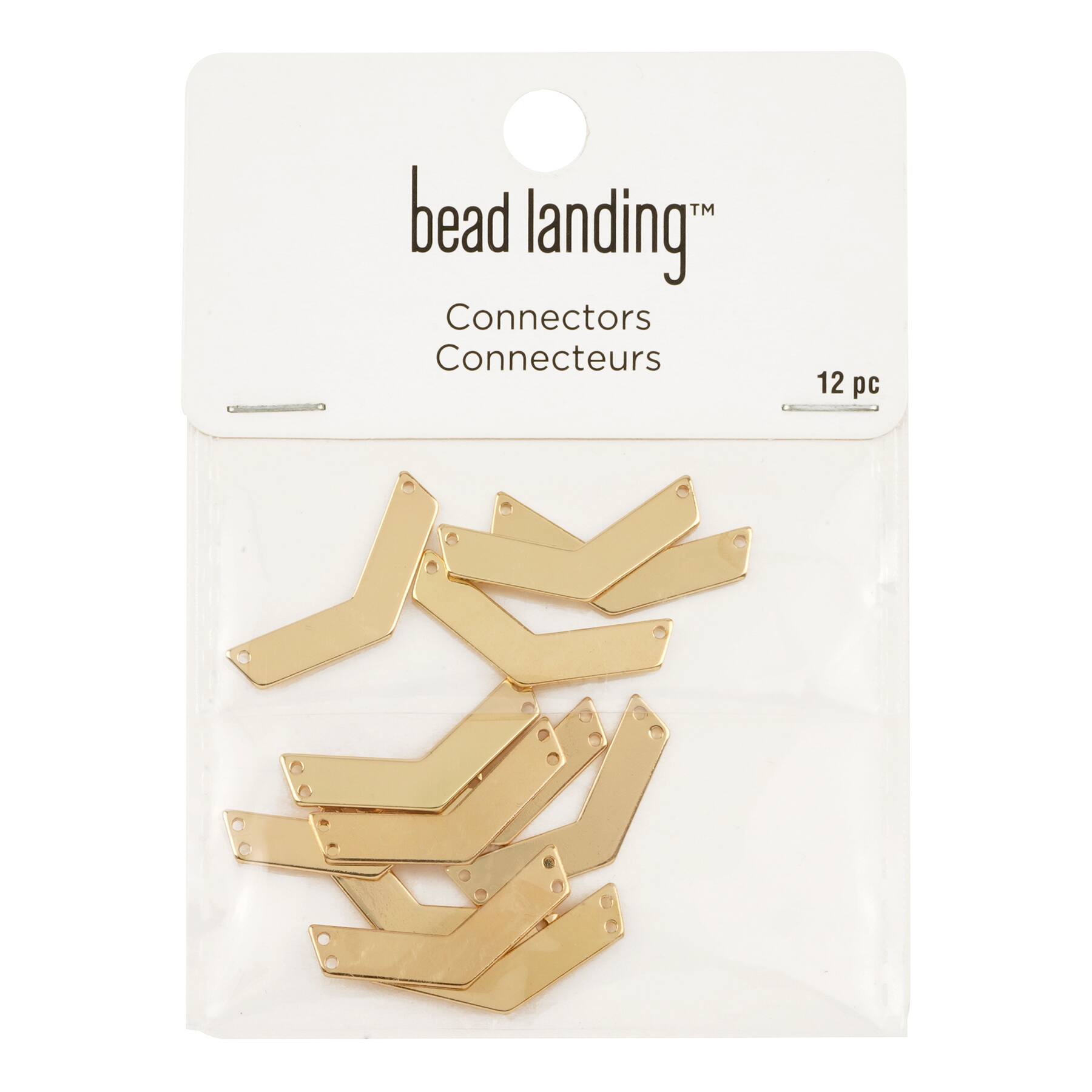 12 Packs: 12 ct. (144 total) Chevron Connector Bars by Bead Landing™