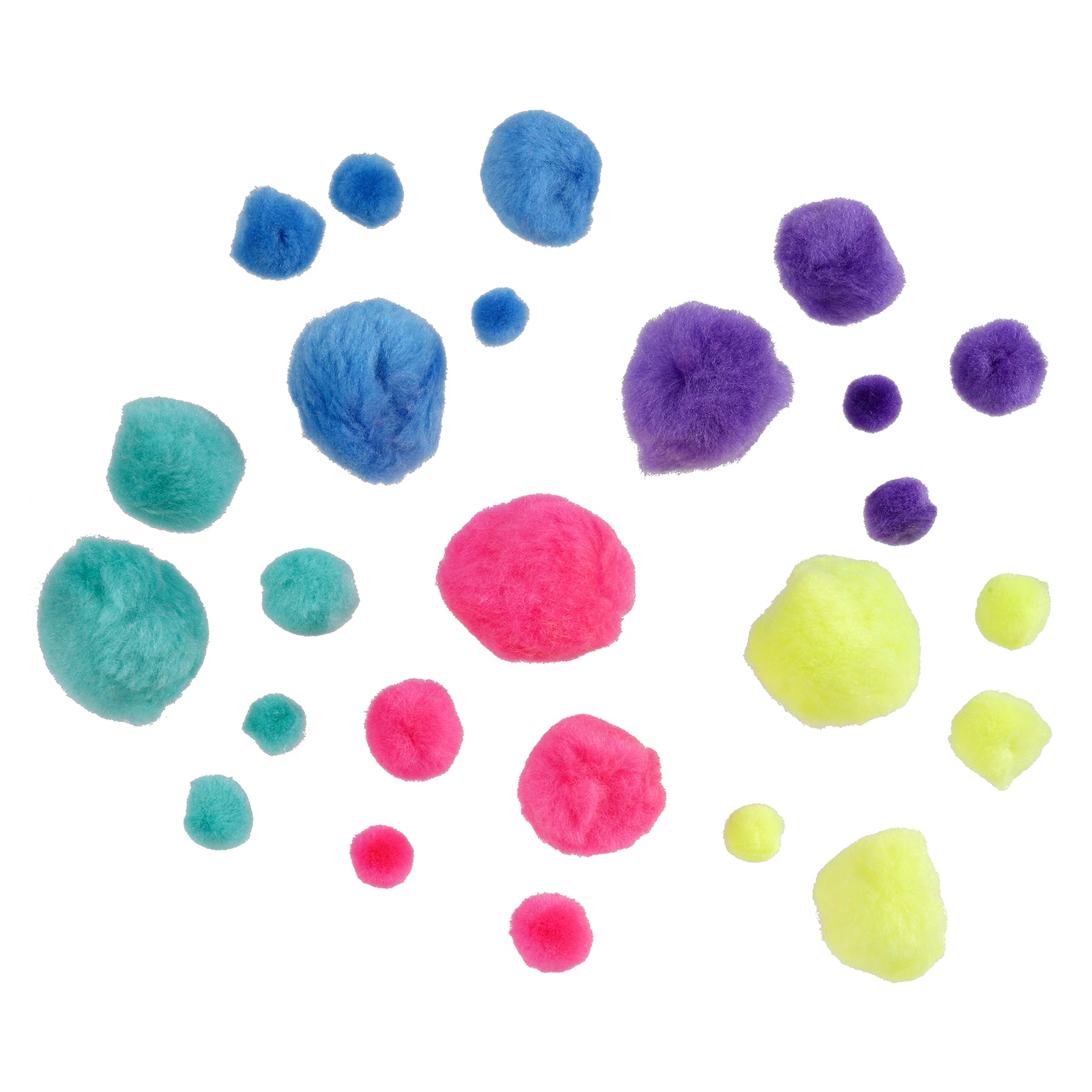 6 Pack: 1lb. Neon Pom Poms by Creatology™