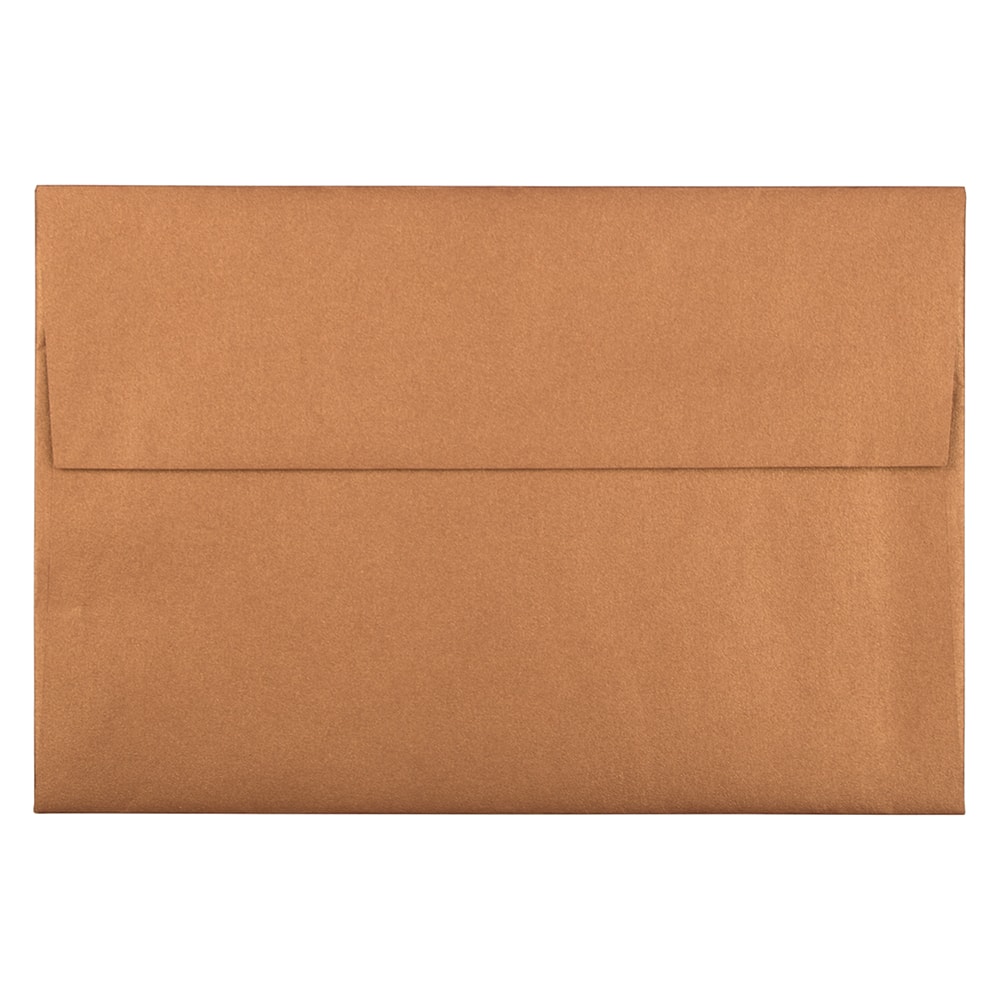 JAM Paper Copper Stardream A8 Metallic Invitation Envelopes, 50ct.