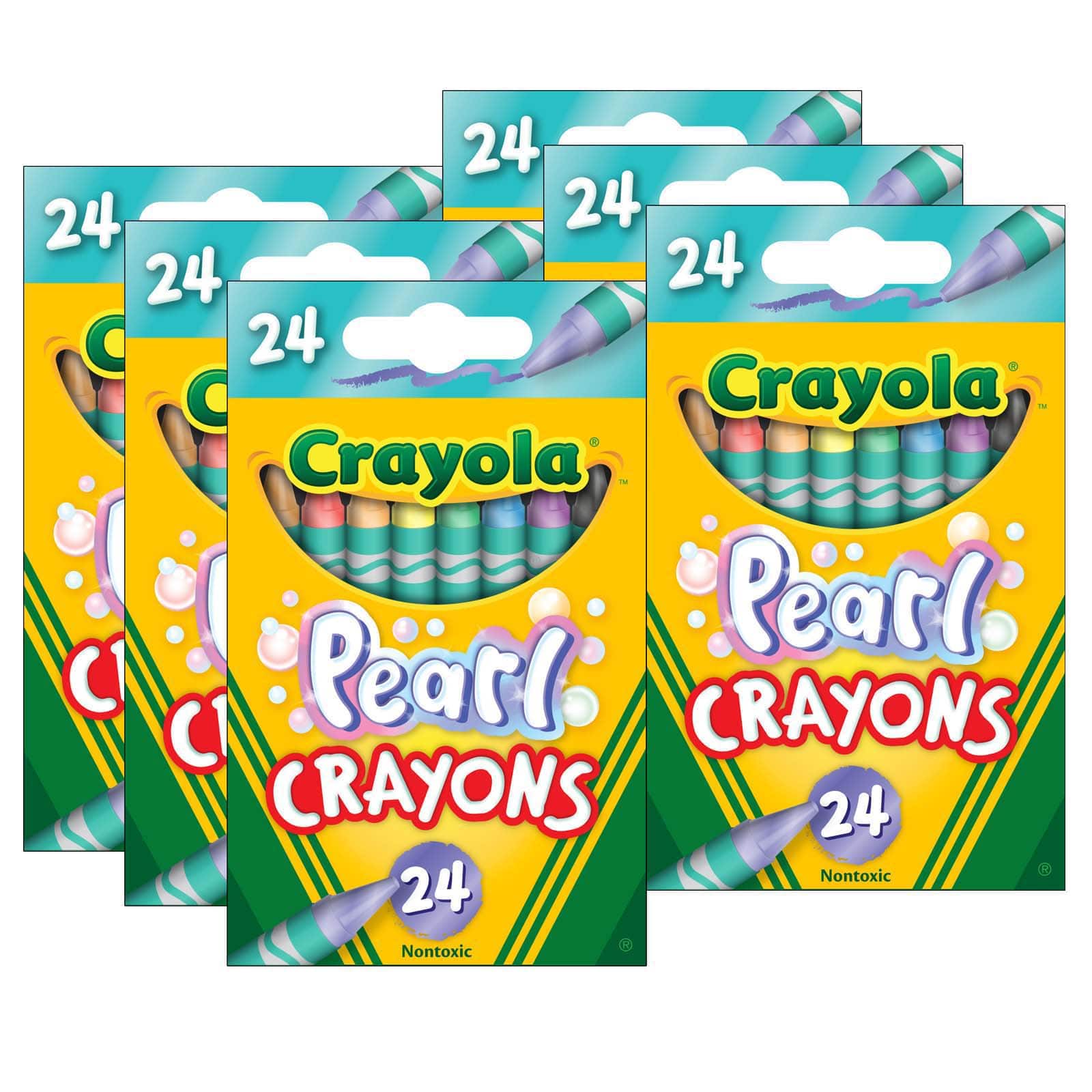 Crayola Pearl Crayons Set of 24