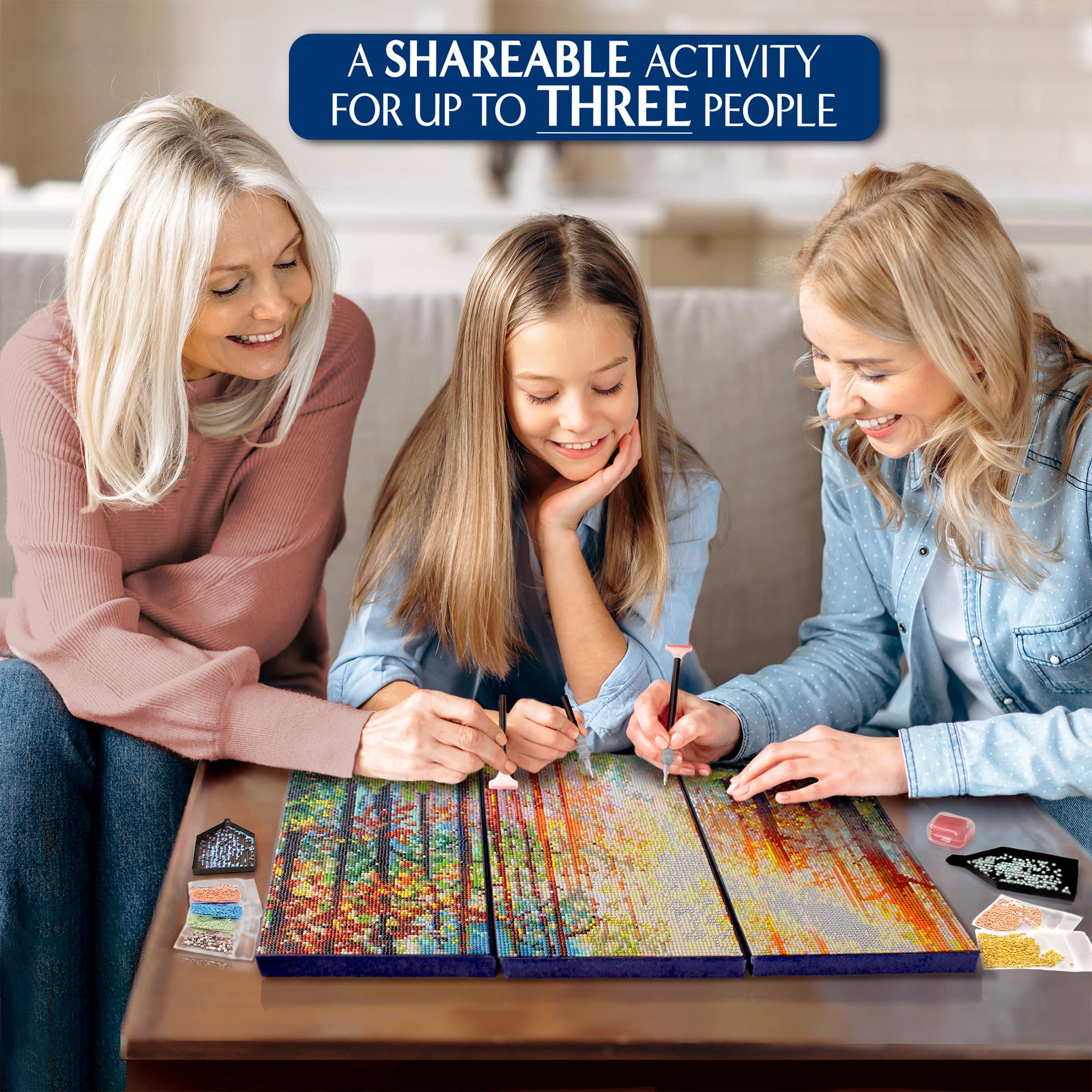 ArtSkills&#xAE; Brilliant Art Forest Stretched Canvas Diamond Painting Kit