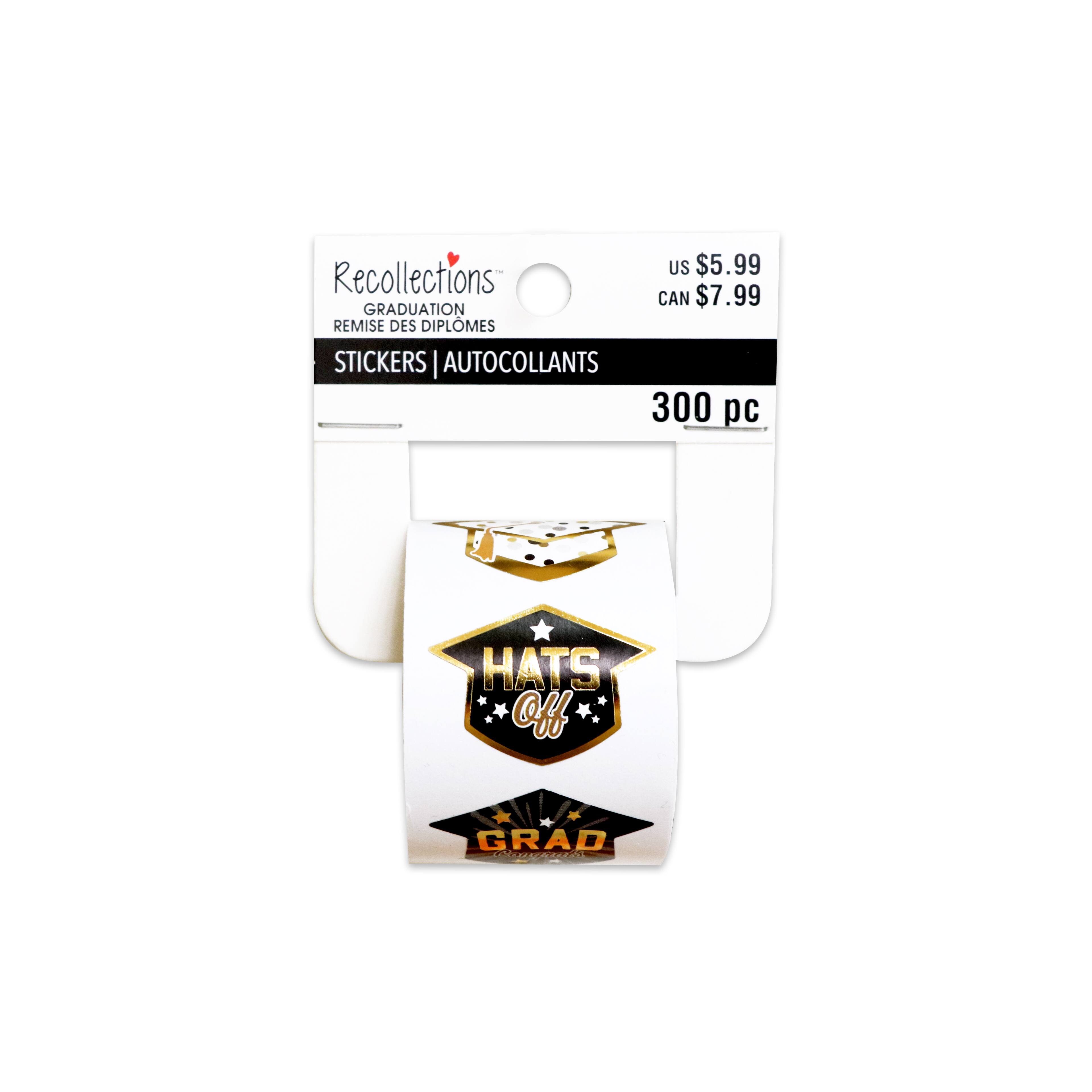 Graduation Cap Sticker Roll by Recollections&#x2122;